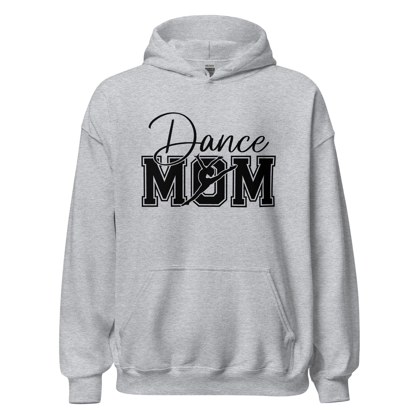 Dance Mom Hoodie | Bold Graphic Sweatshirt for Proud Dance Moms | Multiple Colors Sport Grey / S Spirit Gear Collective