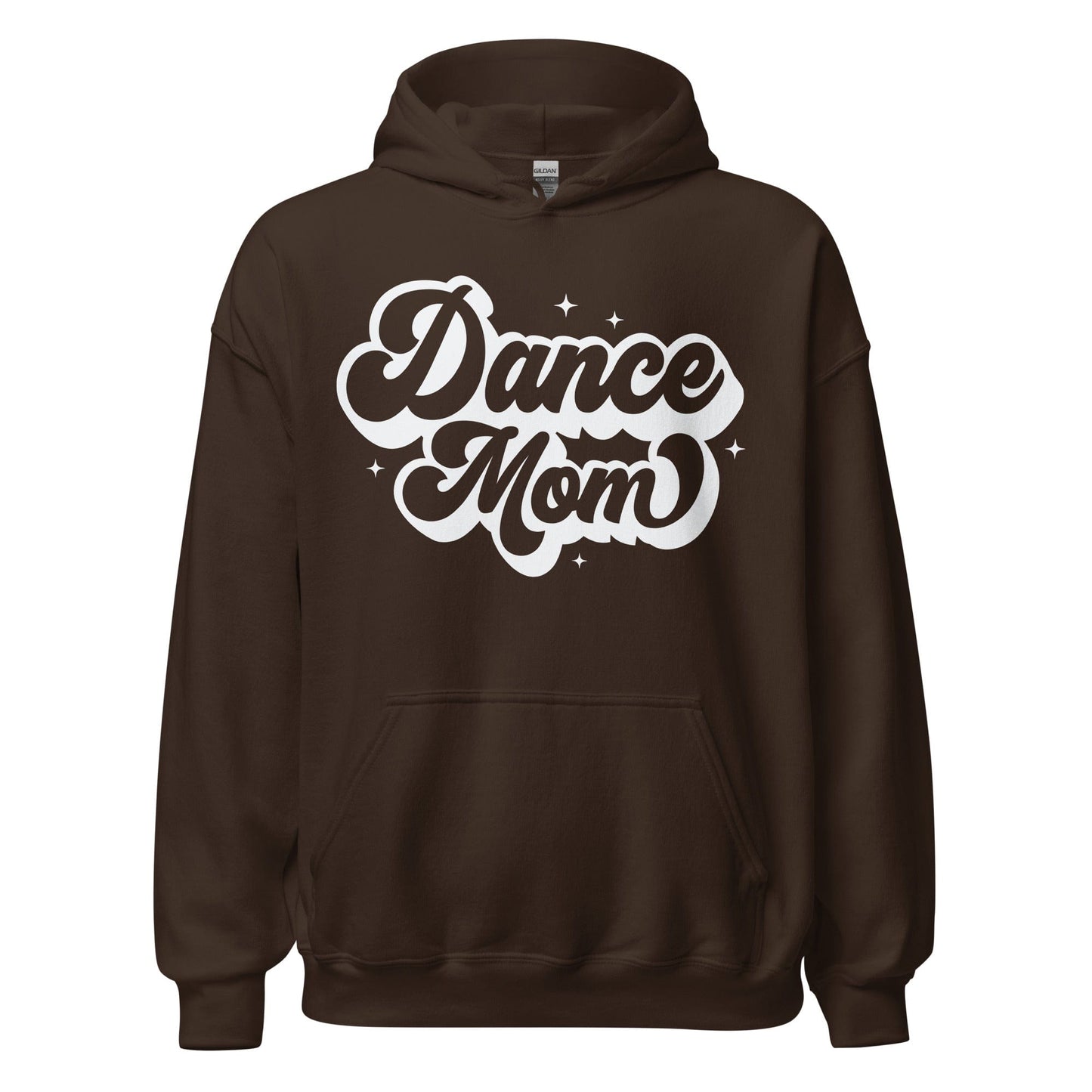 Dance Mom Hoodie – Cozy Retro Script Sweatshirt for Dance Season Dark Chocolate / S Spirit Gear Collective