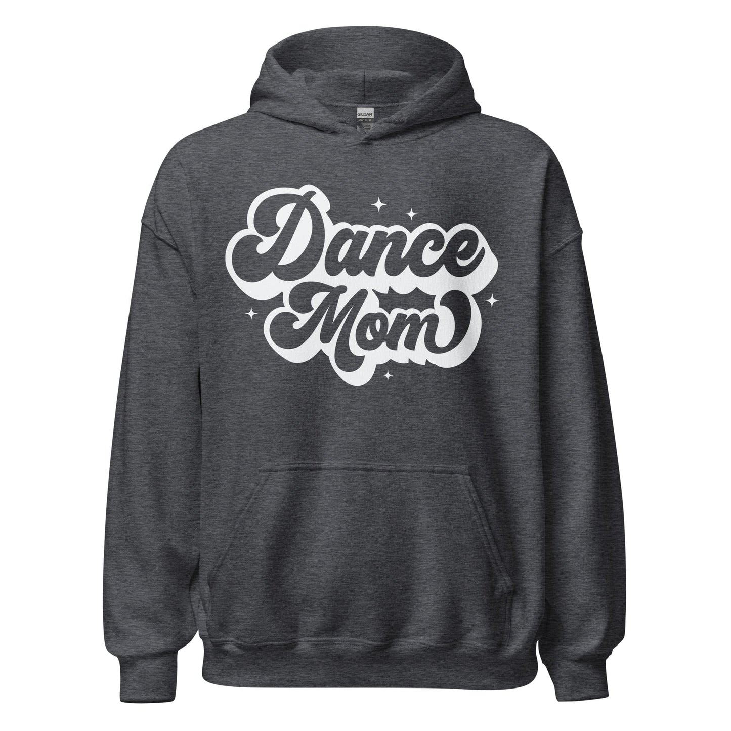 Dance Mom Hoodie – Cozy Retro Script Sweatshirt for Dance Season Dark Heather / S Spirit Gear Collective