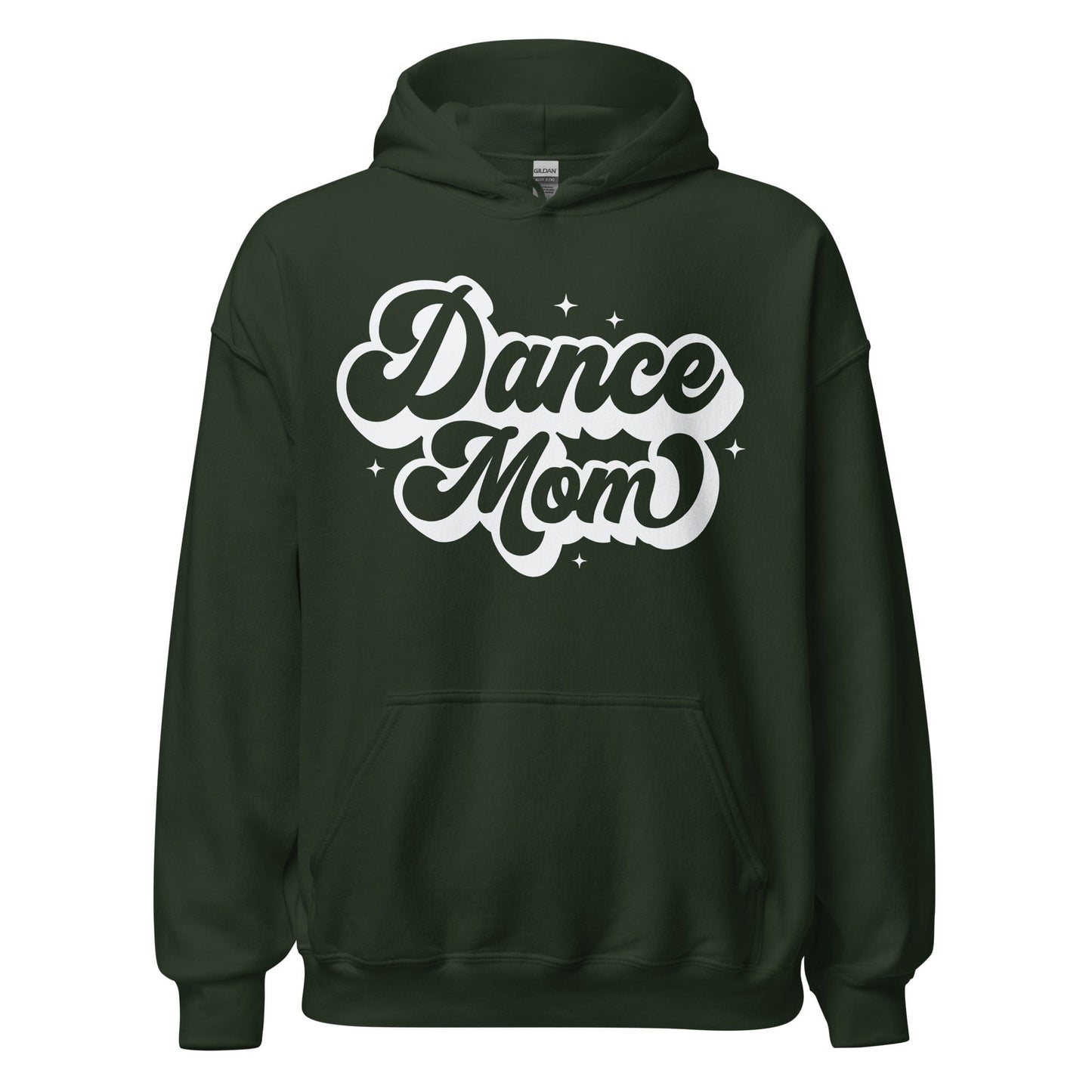 Dance Mom Hoodie – Cozy Retro Script Sweatshirt for Dance Season Forest Green / S Spirit Gear Collective