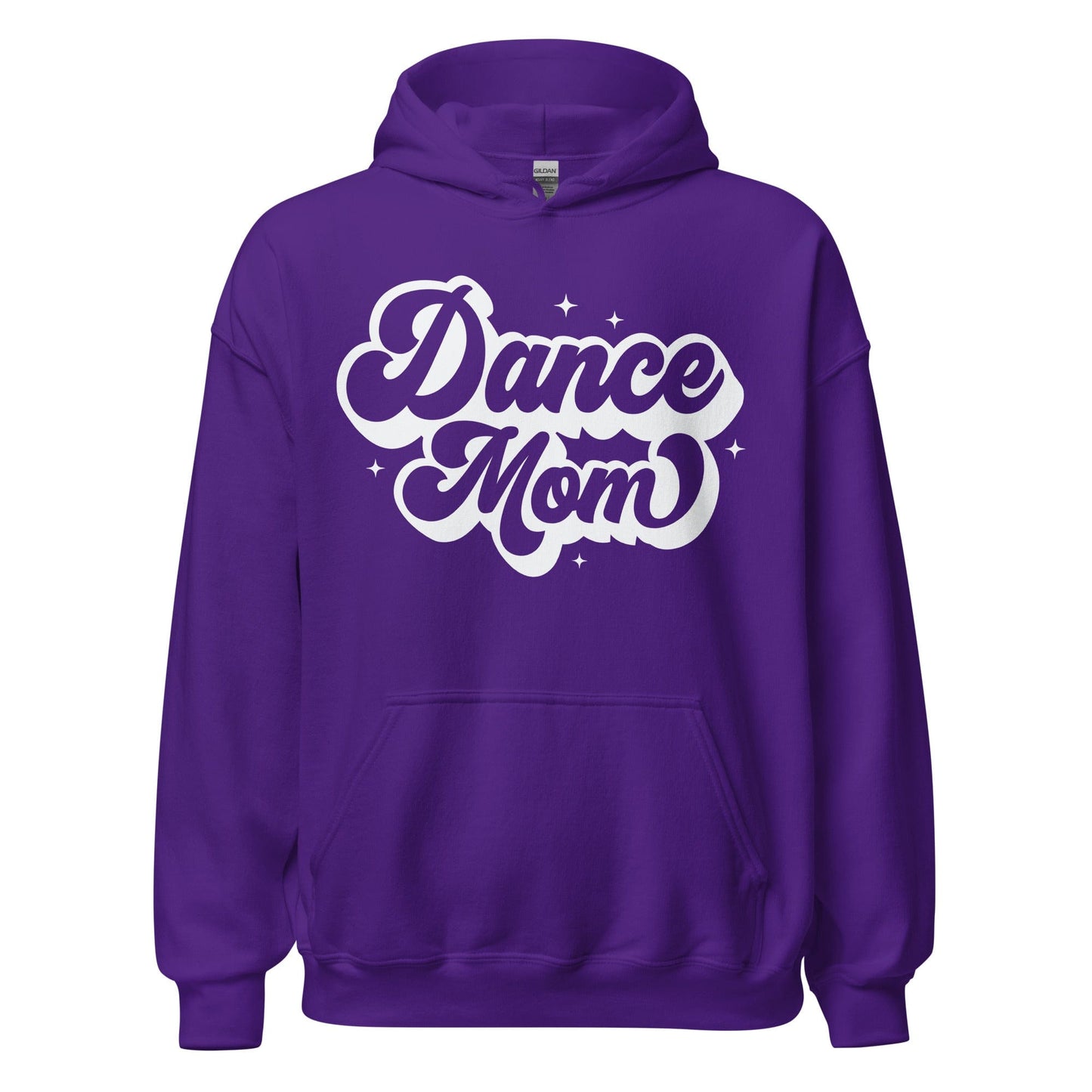 Dance Mom Hoodie – Cozy Retro Script Sweatshirt for Dance Season Purple / S Spirit Gear Collective