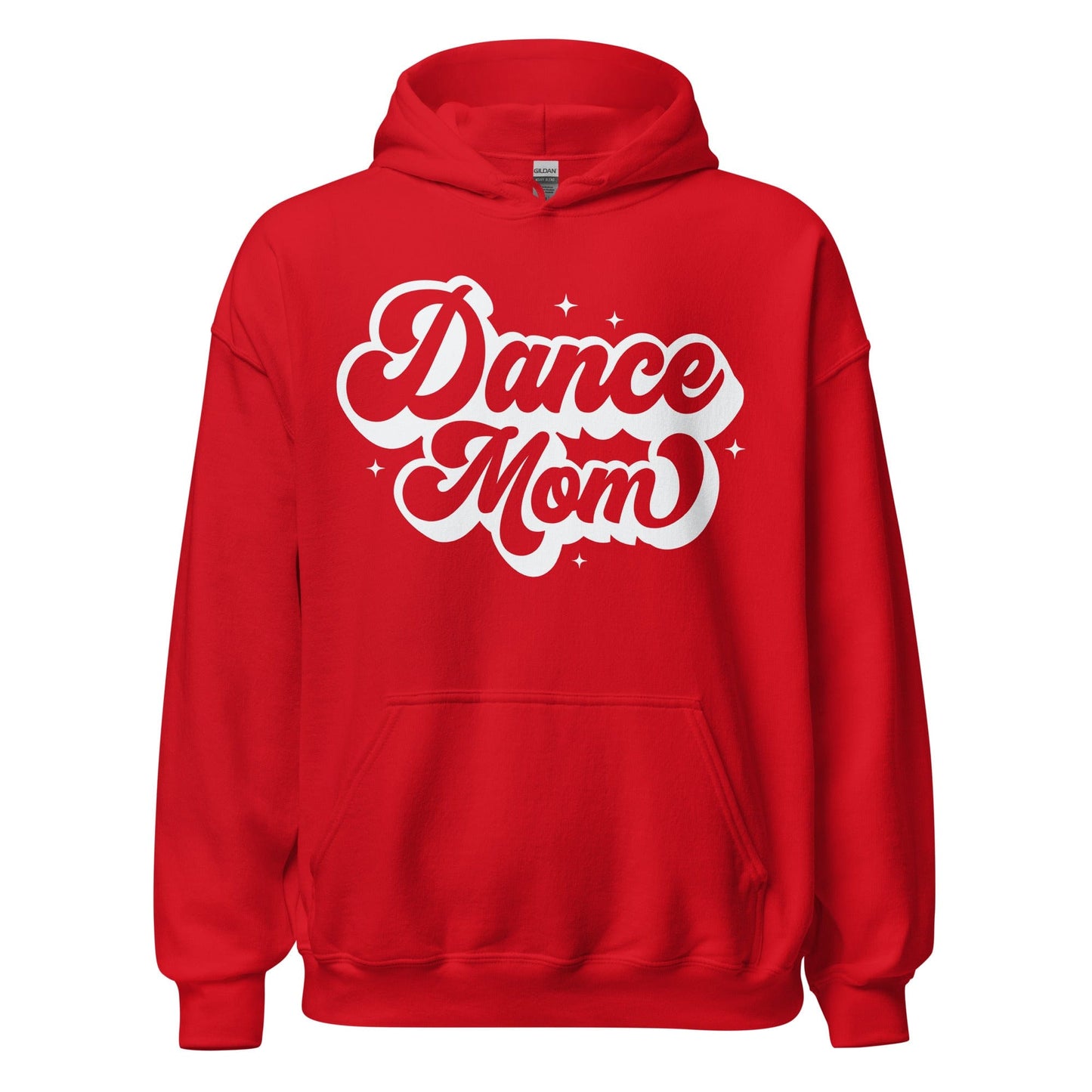 Dance Mom Hoodie – Cozy Retro Script Sweatshirt for Dance Season Red / S Spirit Gear Collective