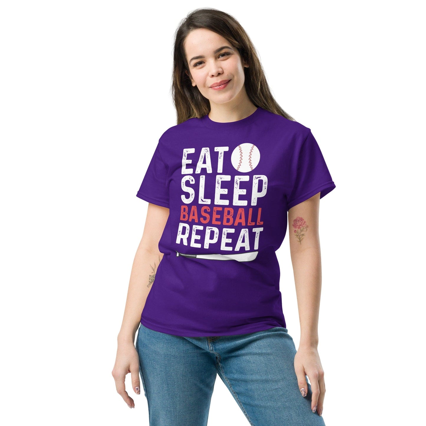 Eat Sleep Baseball Repeat Shirt Spirit Gear Collective T-Shirt