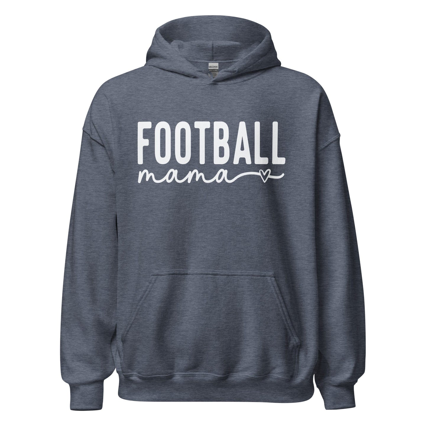 Football Mama Hoodie Heather Sport Dark Navy / S Spirit Gear Collective Hoodie