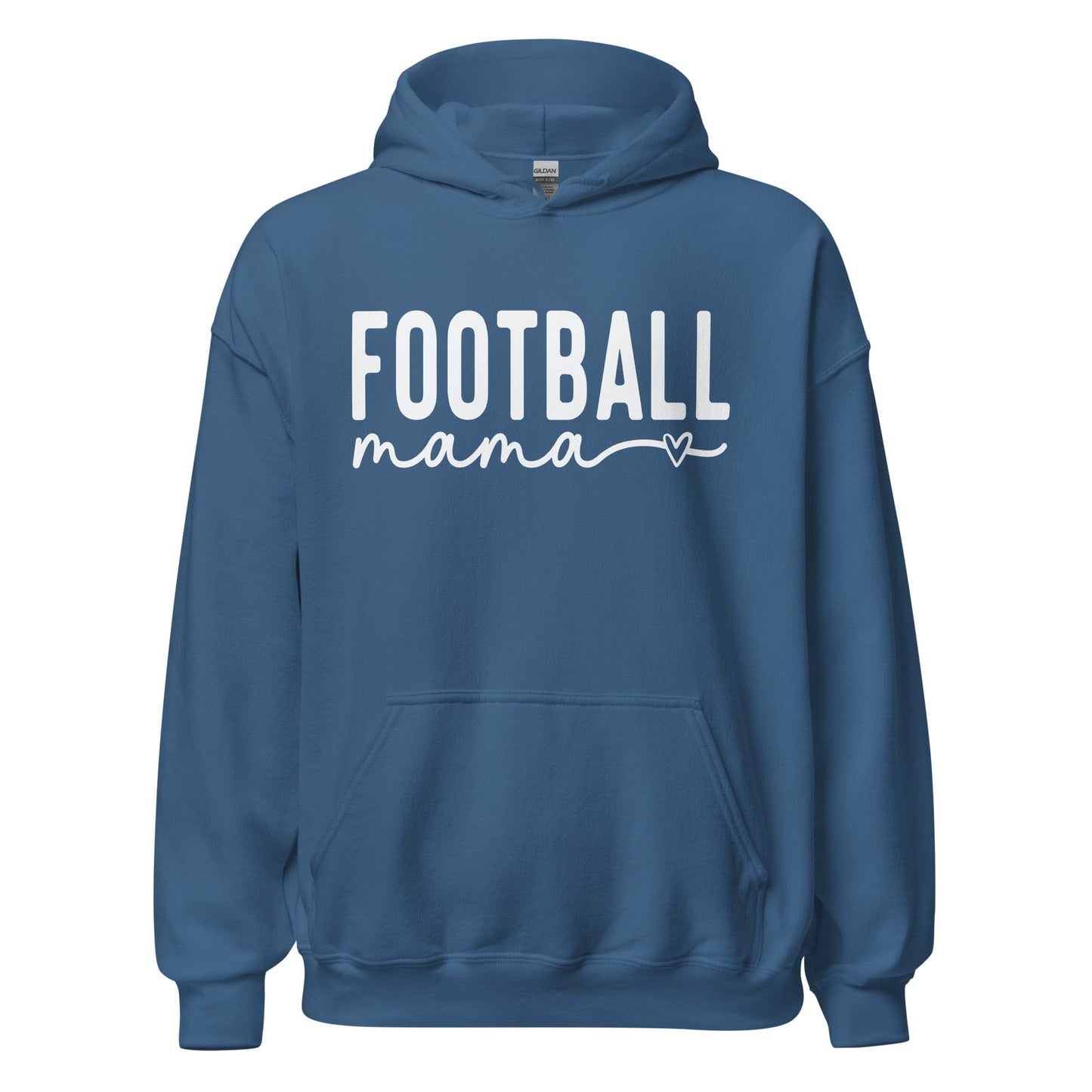Football Mama Hoodie Indigo Blue / S Spirit Gear Collective Hoodie