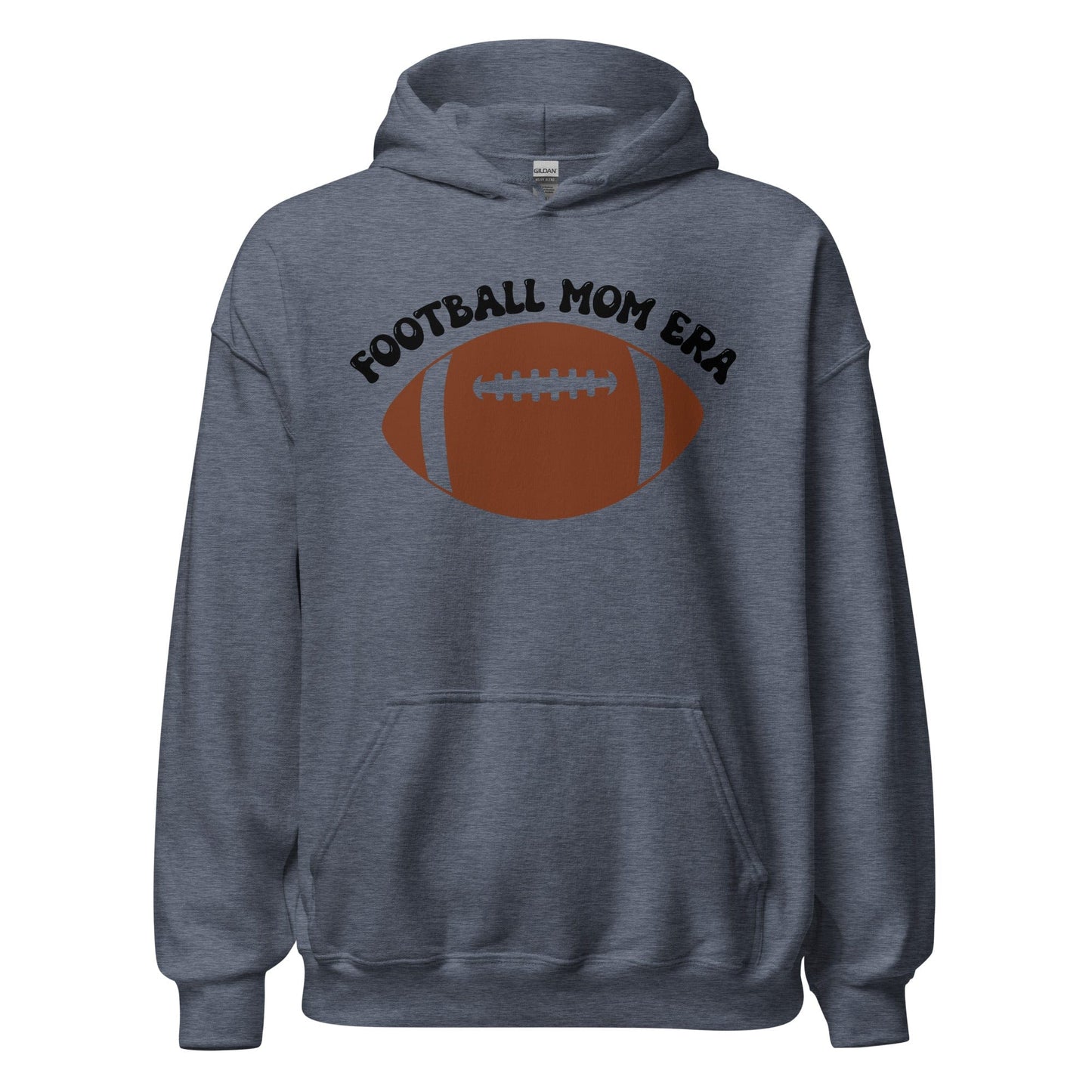 Football Mom Era Hoodie Heather Sport Dark Navy / S Spirit Gear Collective Hoodie