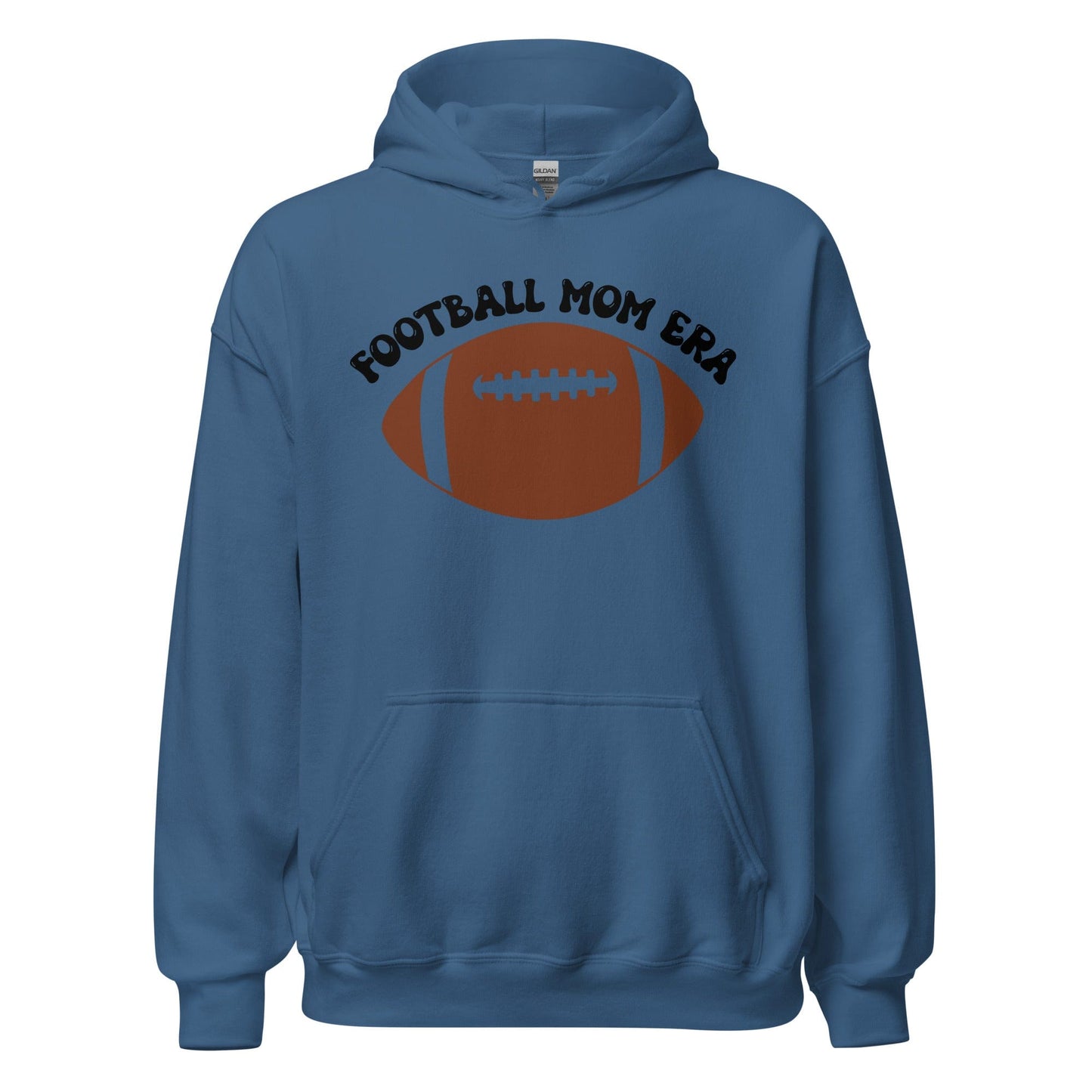 Football Mom Era Hoodie Indigo Blue / S Spirit Gear Collective Hoodie