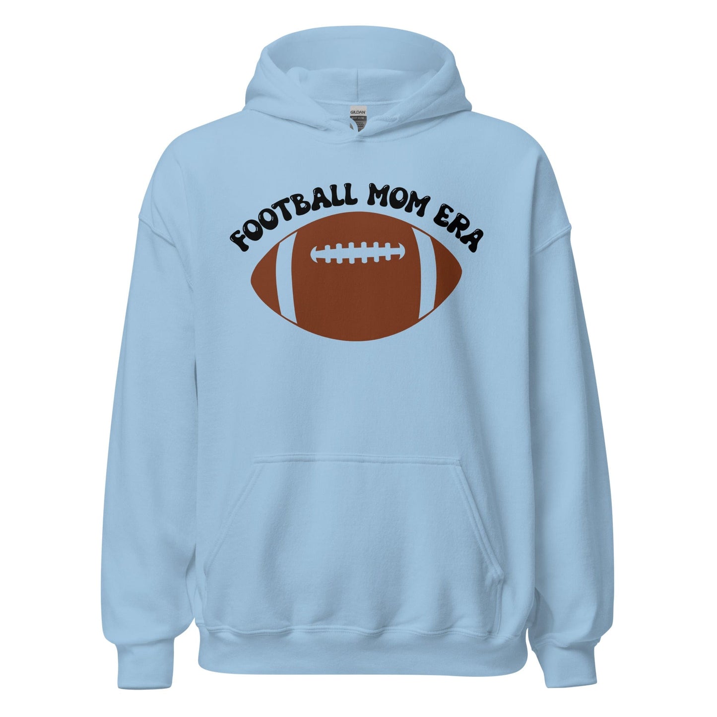 Football Mom Era Hoodie Light Blue / S Spirit Gear Collective Hoodie