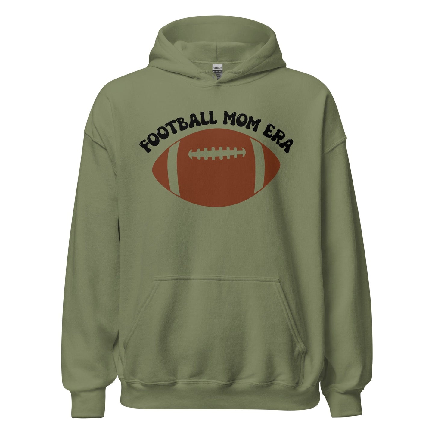 Football Mom Era Hoodie Military Green / S Spirit Gear Collective Hoodie