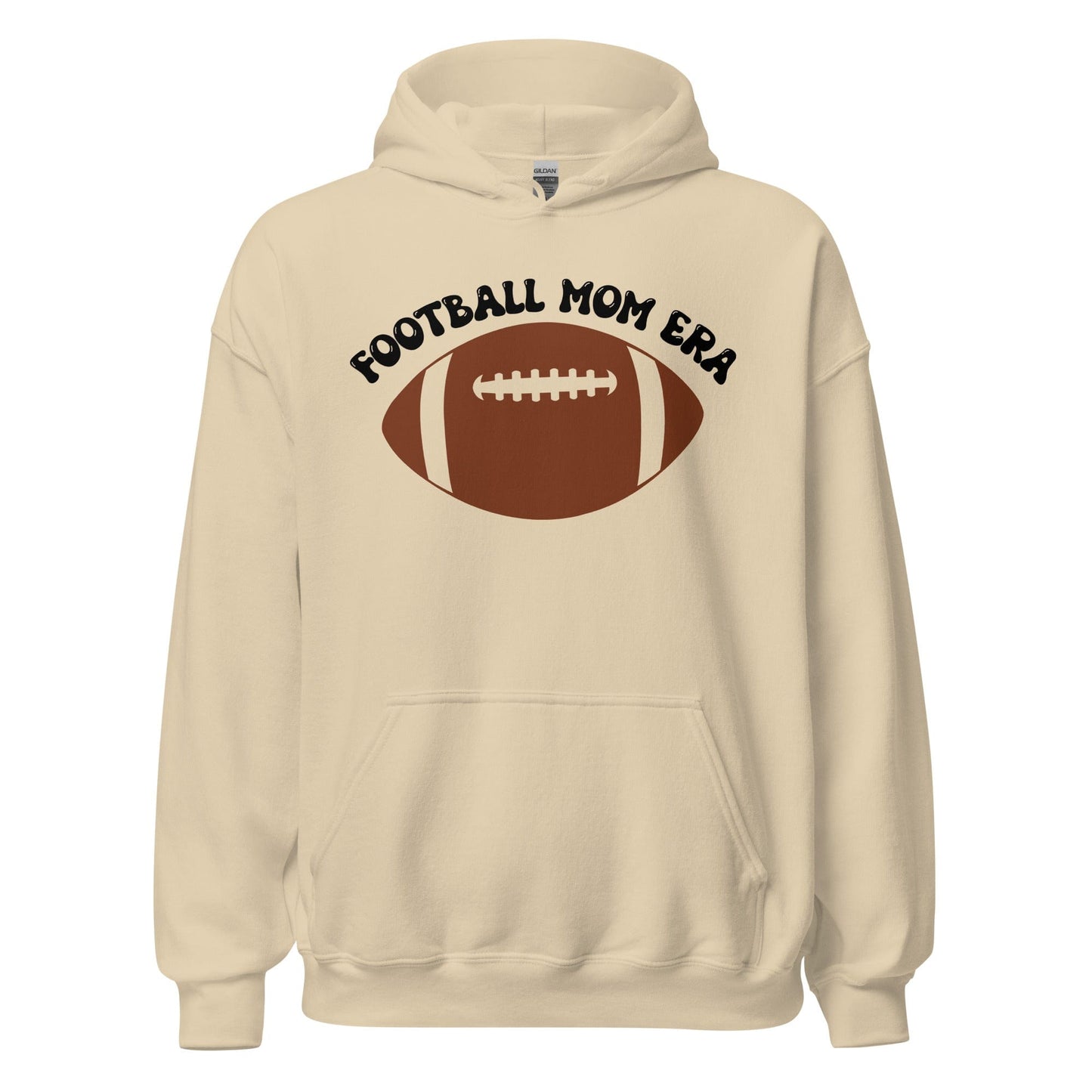 Football Mom Era Hoodie Sand / S Spirit Gear Collective Hoodie