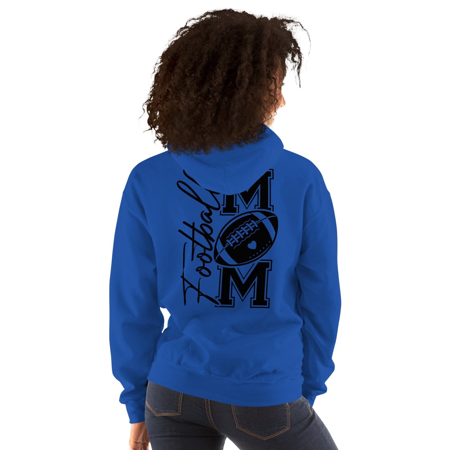 Football Mom Hoodie (back) Spirit Gear Collective Hoodie