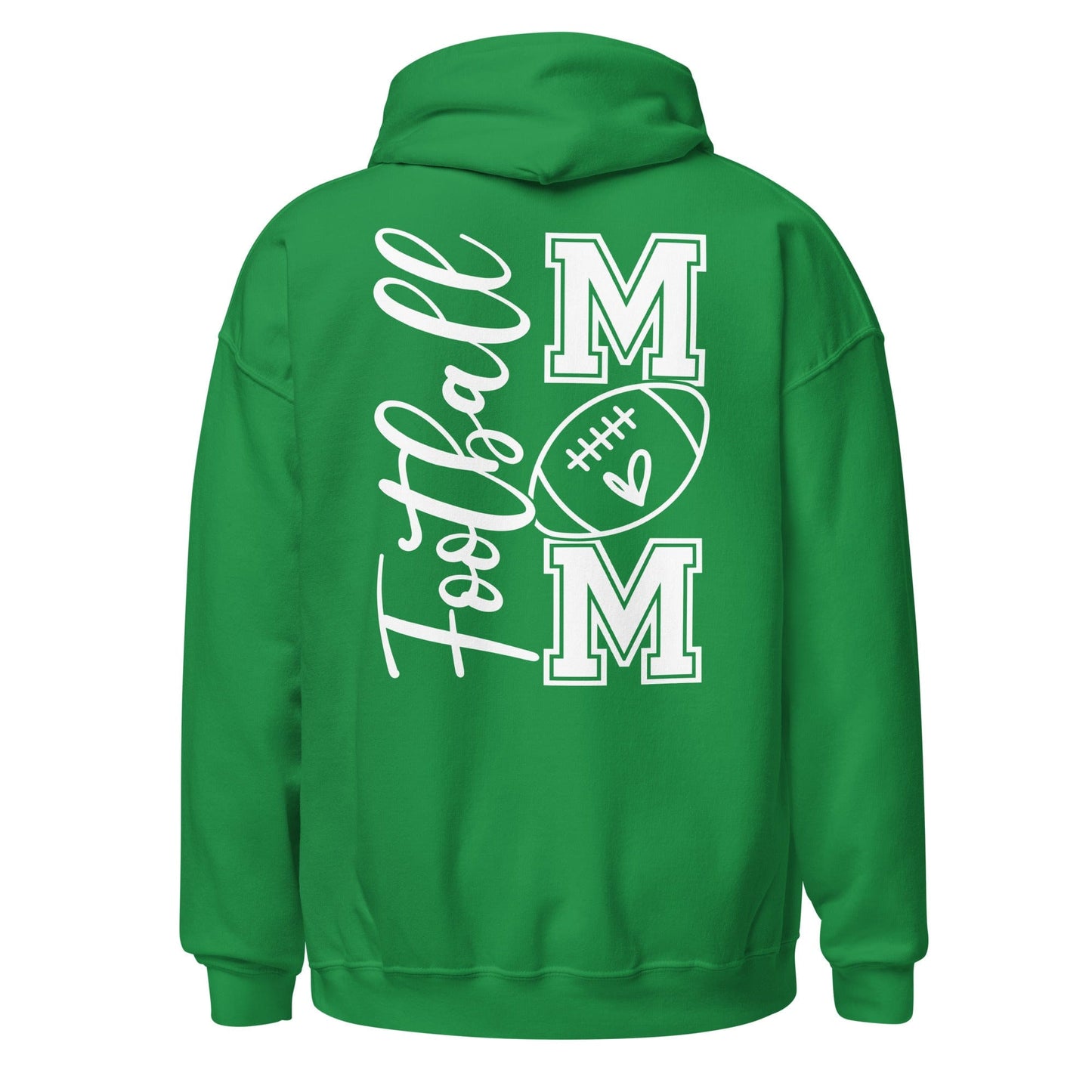 Football Mom Hoodie (back) Irish Green / S Spirit Gear Collective Hoodie