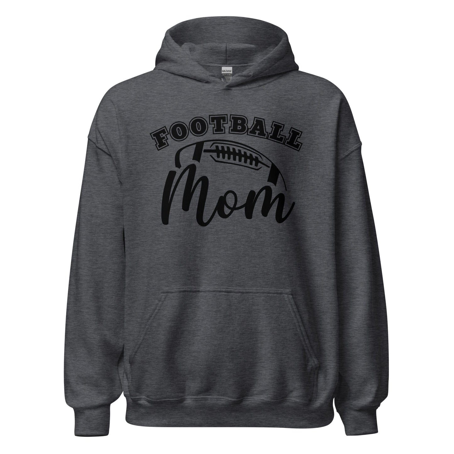 Football Mom Hoodie Dark Heather / S Spirit Gear Collective Hoodie