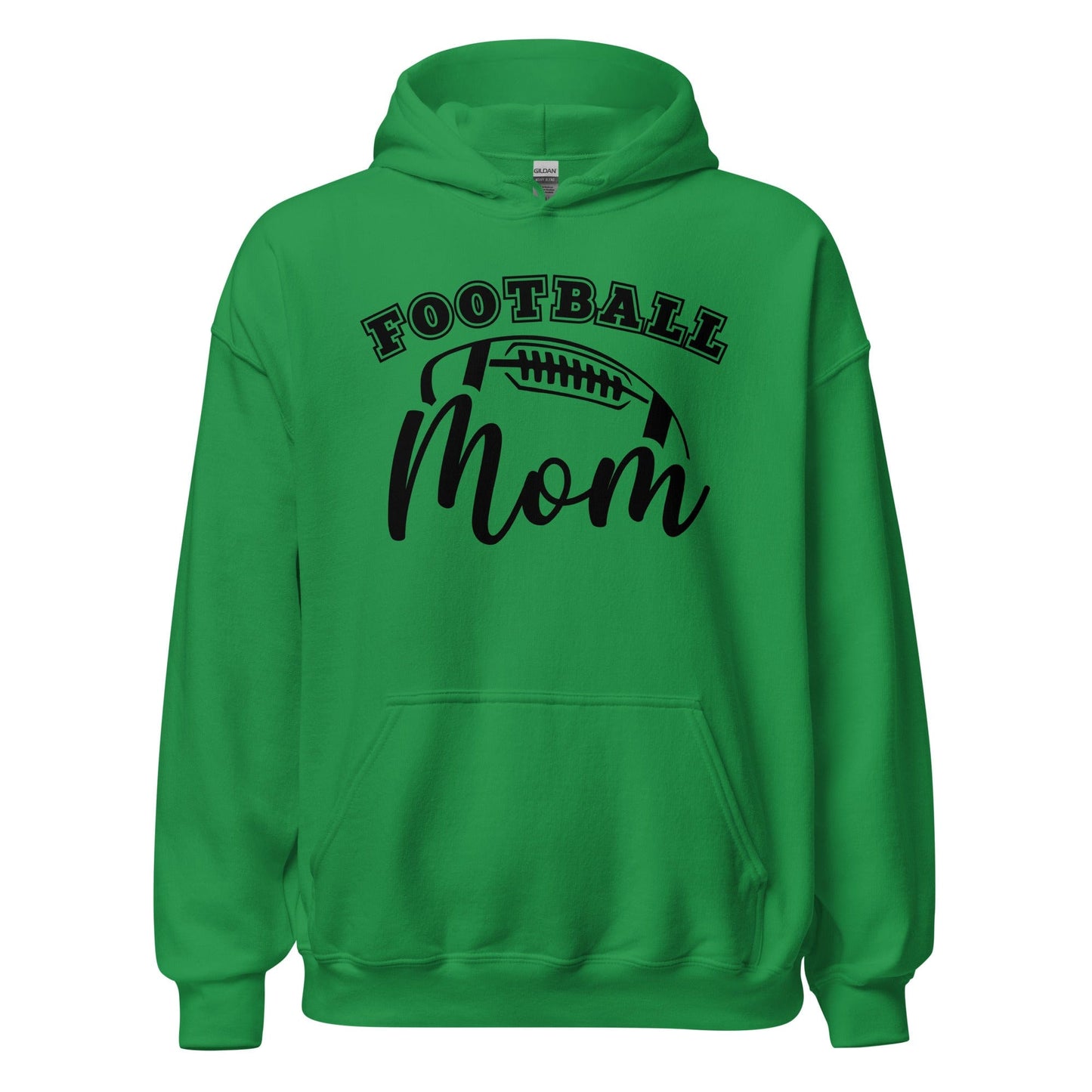 Football Mom Hoodie Irish Green / S Spirit Gear Collective Hoodie