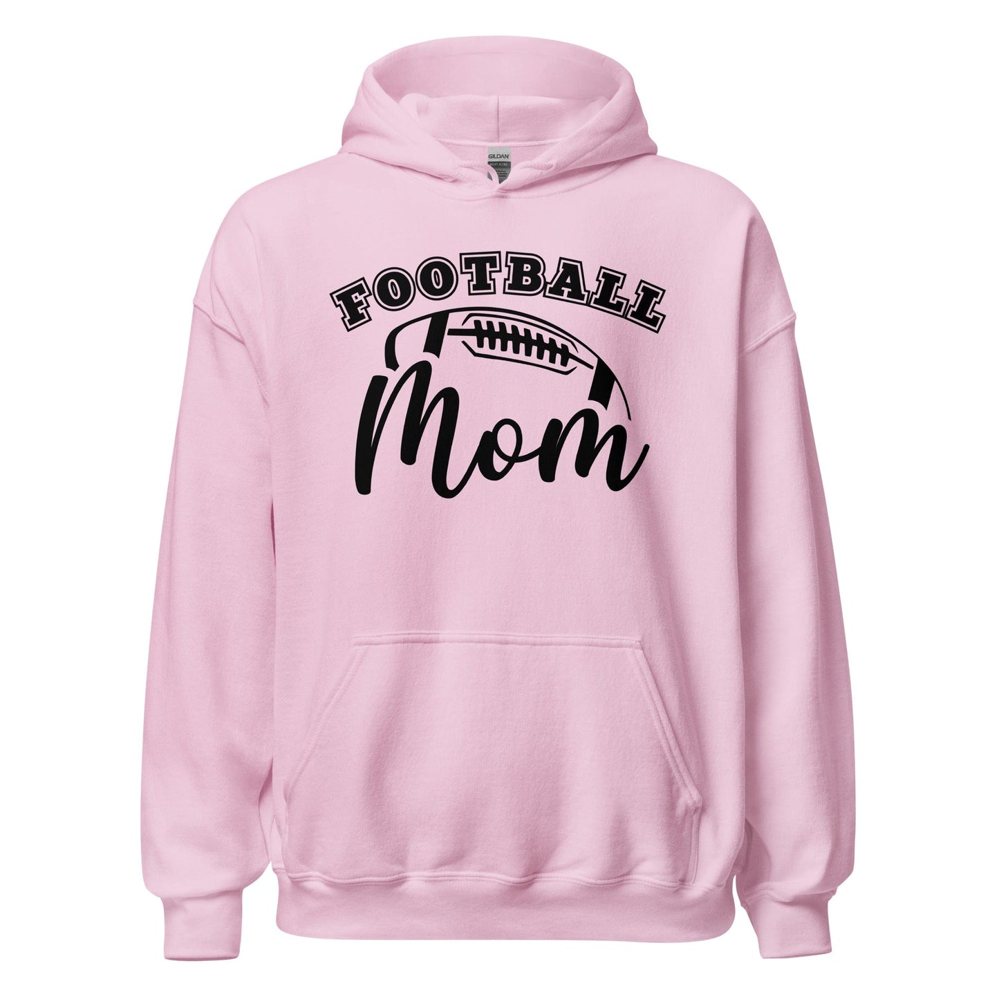 Football Mom Hoodie Light Pink / S Spirit Gear Collective Hoodie