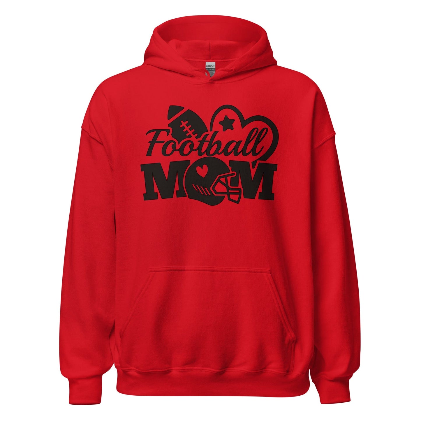 Football Mom Hoodie Red / S Spirit Gear Collective Hoodie