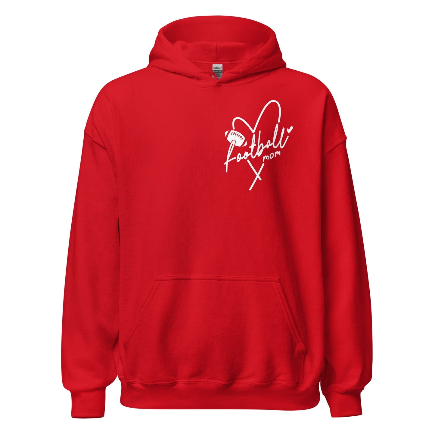 Football Mom Hoodie Red / S Spirit Gear Collective Hoodie