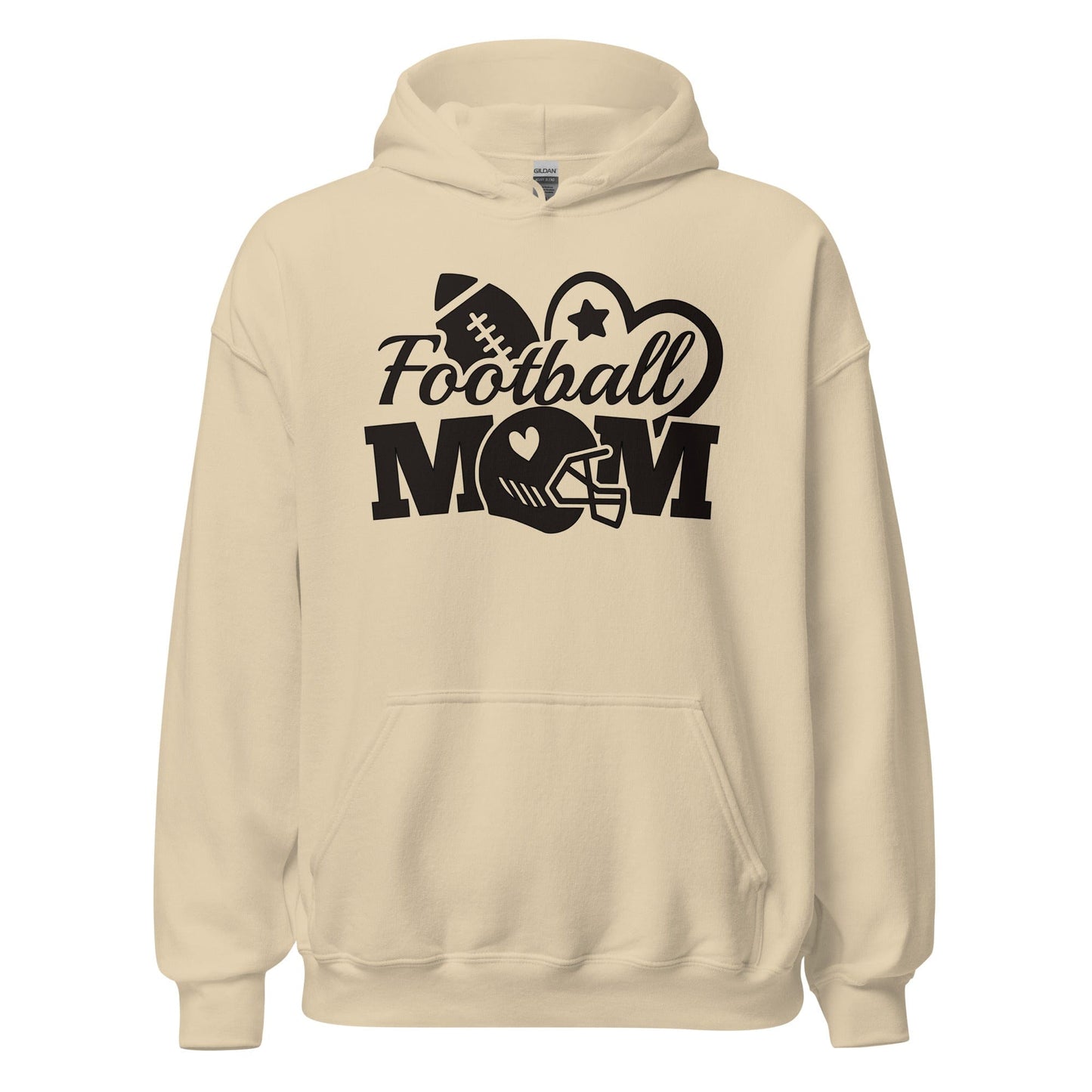 Football Mom Hoodie Sand / S Spirit Gear Collective Hoodie