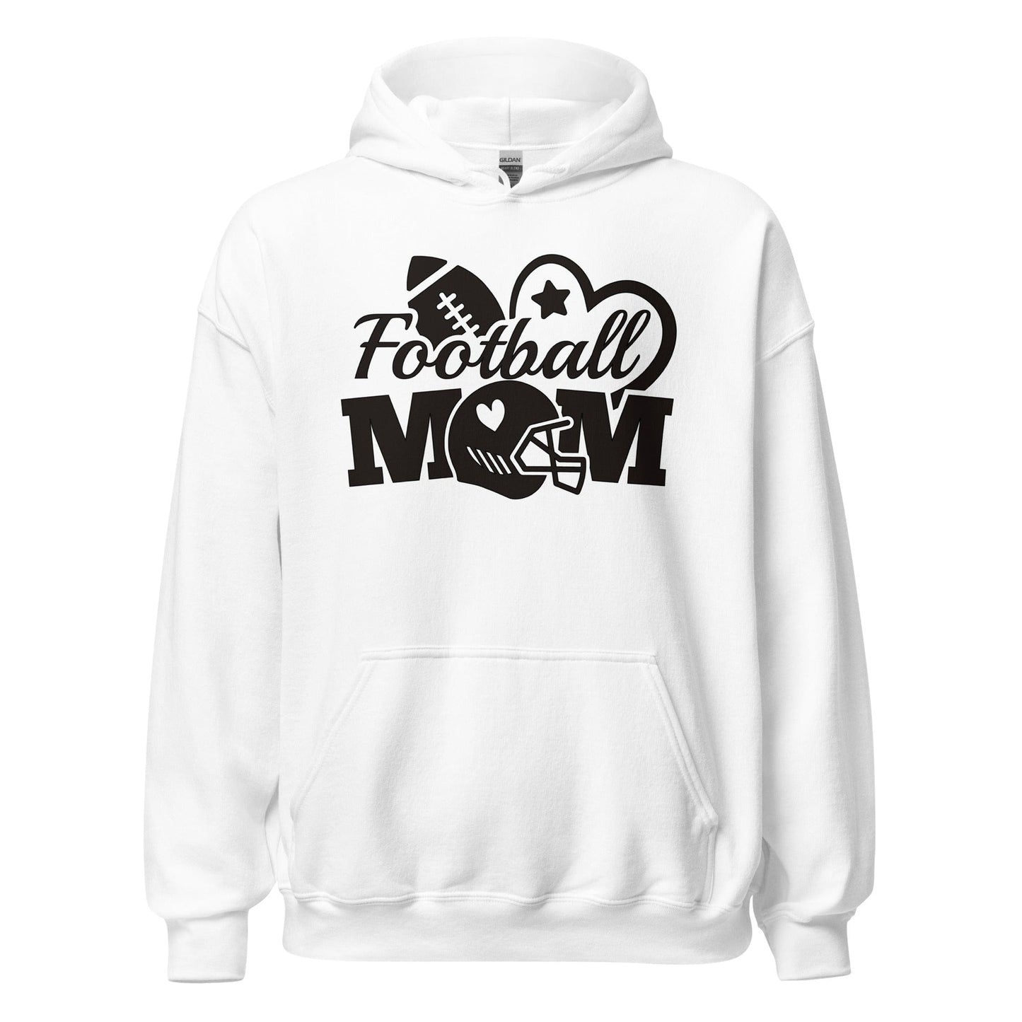 Football Mom Hoodie White / S Spirit Gear Collective Hoodie