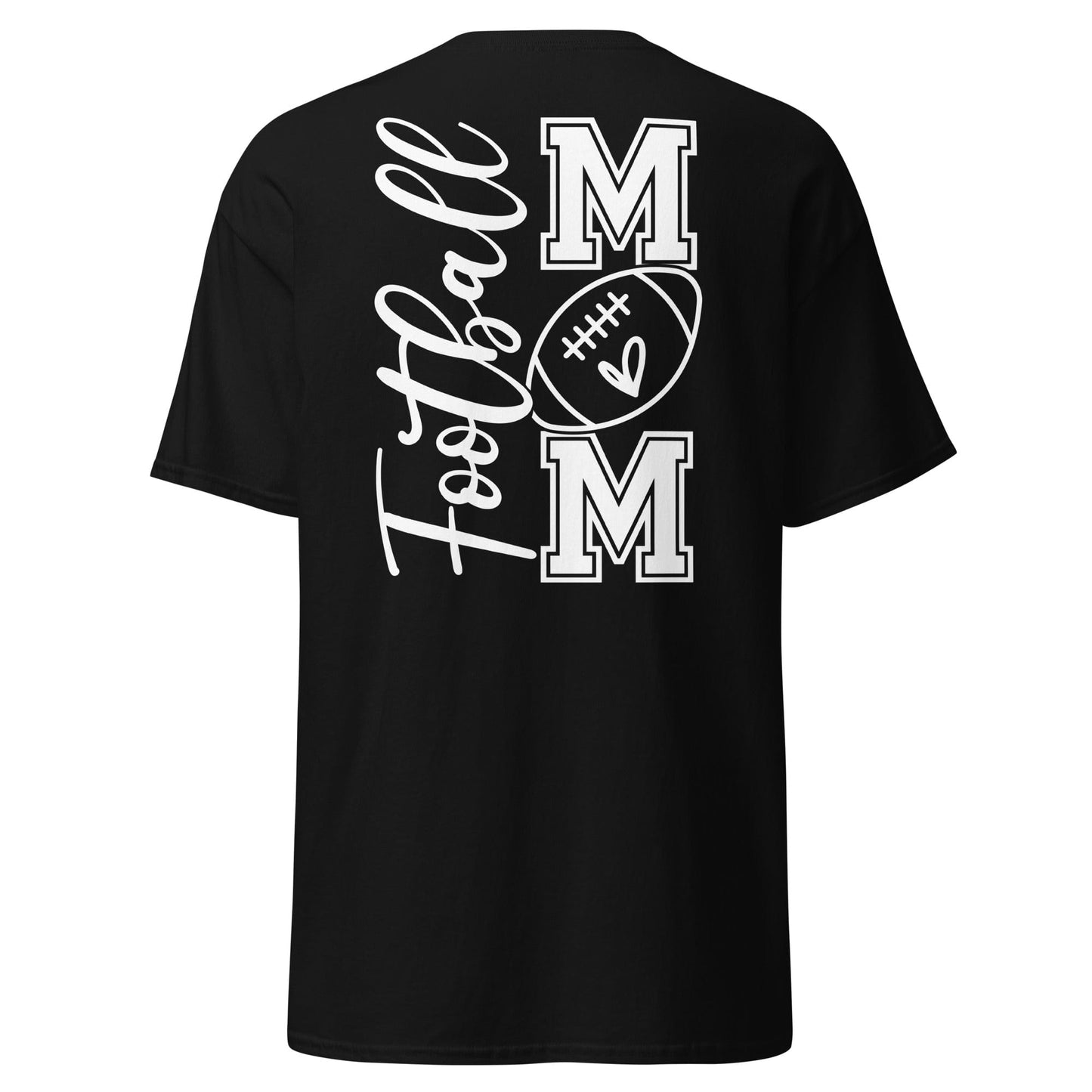 Football Mom Shirt (back) Black / S Spirit Gear Collective T-Shirt