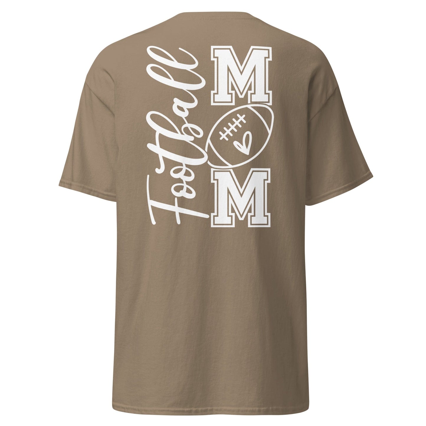 Football Mom Shirt (back) Brown Savana / S Spirit Gear Collective T-Shirt