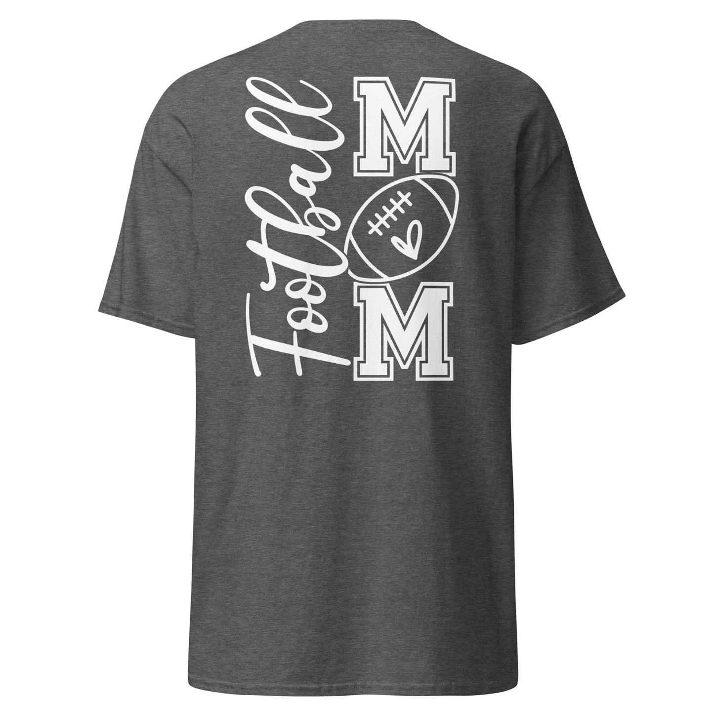Football Mom Shirt (back) Dark Heather / S Spirit Gear Collective T-Shirt