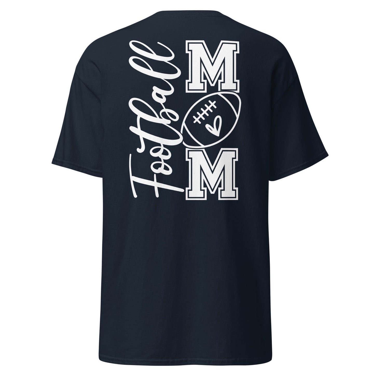 Football Mom Shirt (back) Navy / S Spirit Gear Collective T-Shirt