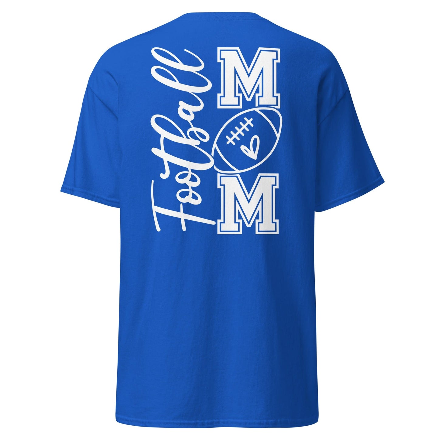 Football Mom Shirt (back) Royal / S Spirit Gear Collective T-Shirt