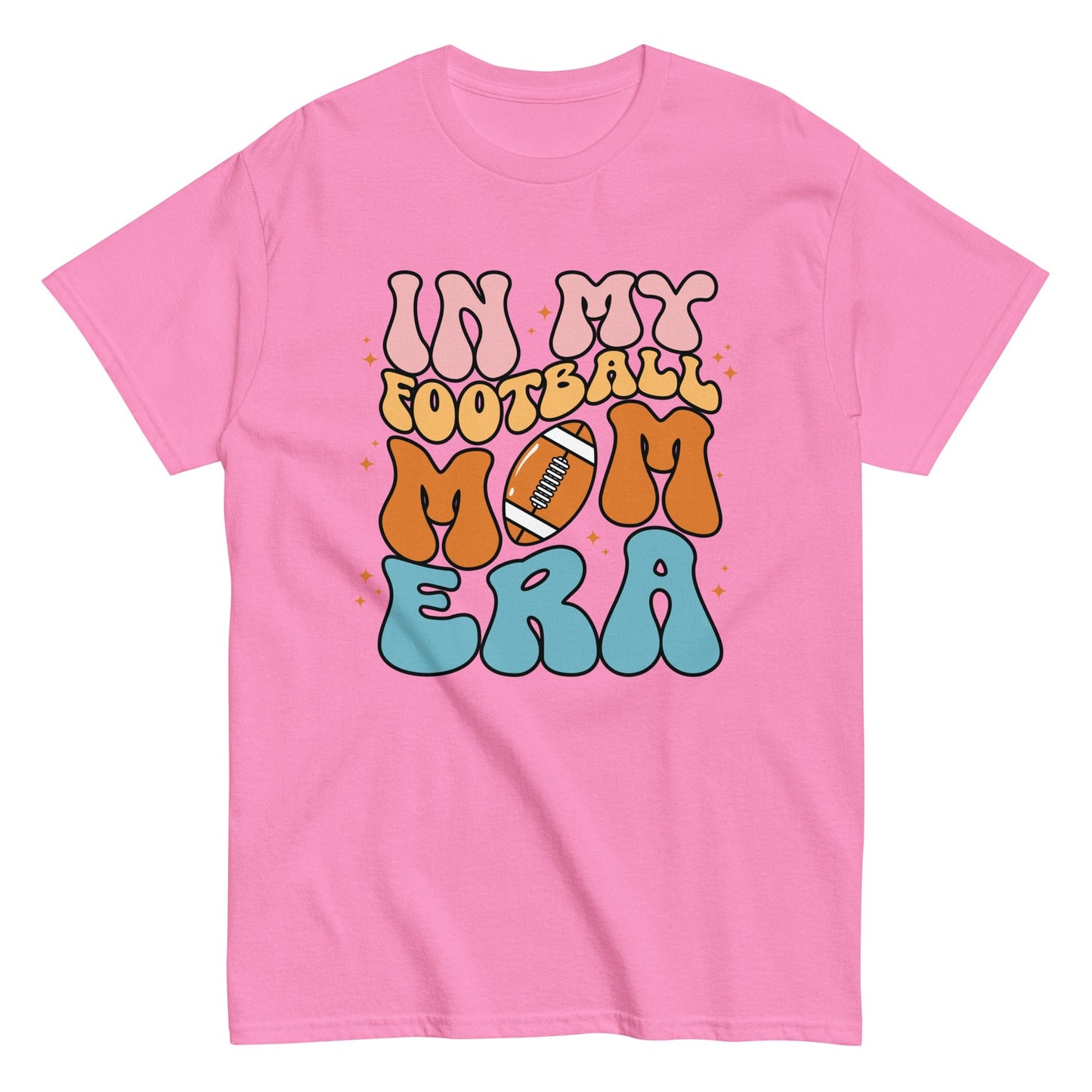 Football Mom Shirt (Colorful) Azalea / S Spirit Gear Collective T-Shirt