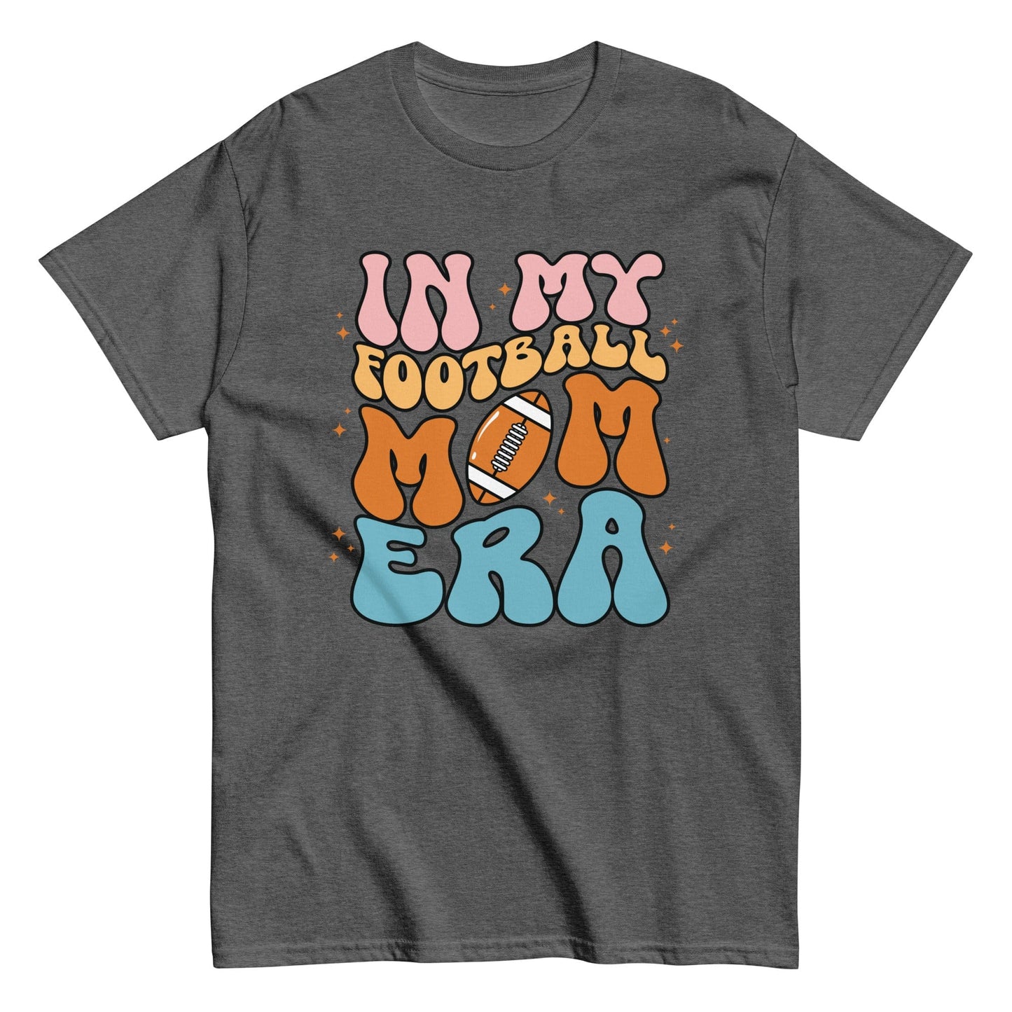 Football Mom Shirt (Colorful) Dark Heather / S Spirit Gear Collective T-Shirt