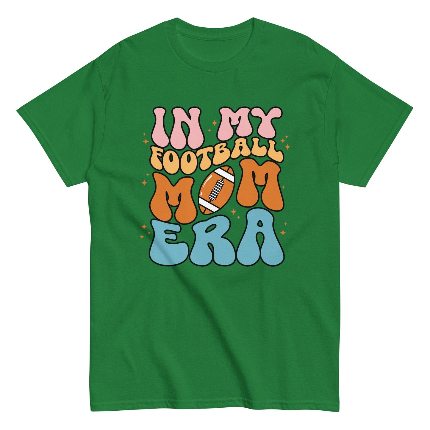 Football Mom Shirt (Colorful) Turf Green / S Spirit Gear Collective T-Shirt