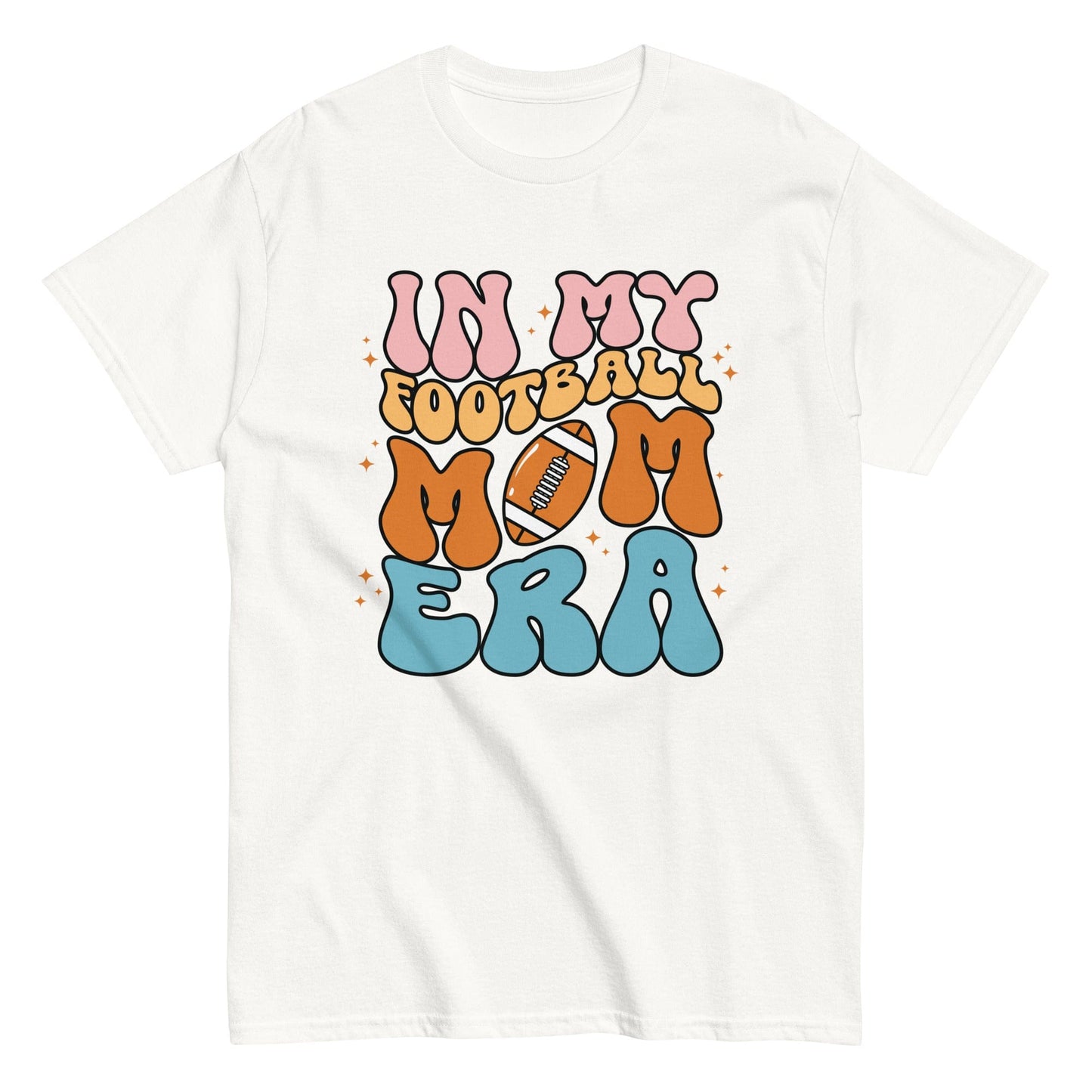 Football Mom Shirt (Colorful) White / S Spirit Gear Collective T-Shirt