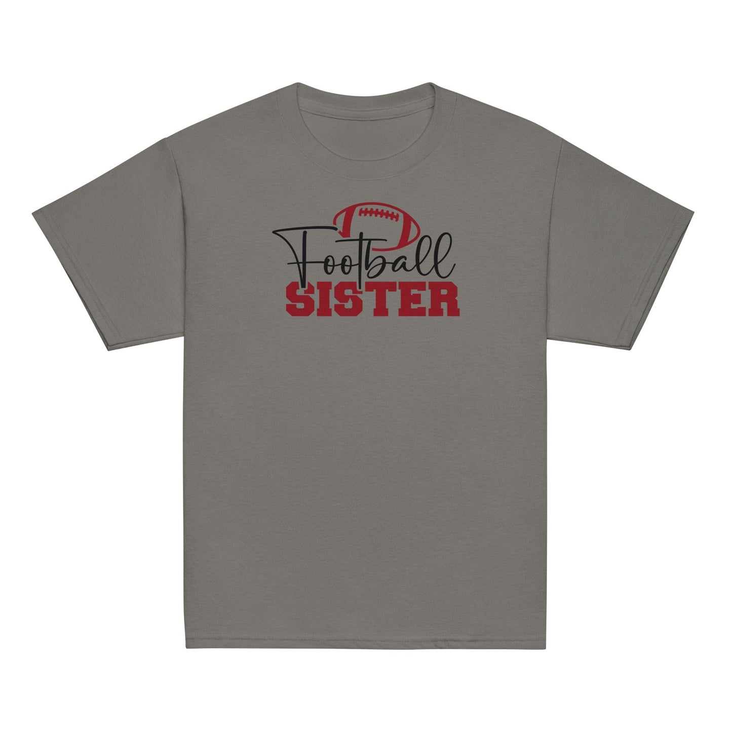 Football Sister Graphic Tee Charcoal / XS Spirit Gear Collective