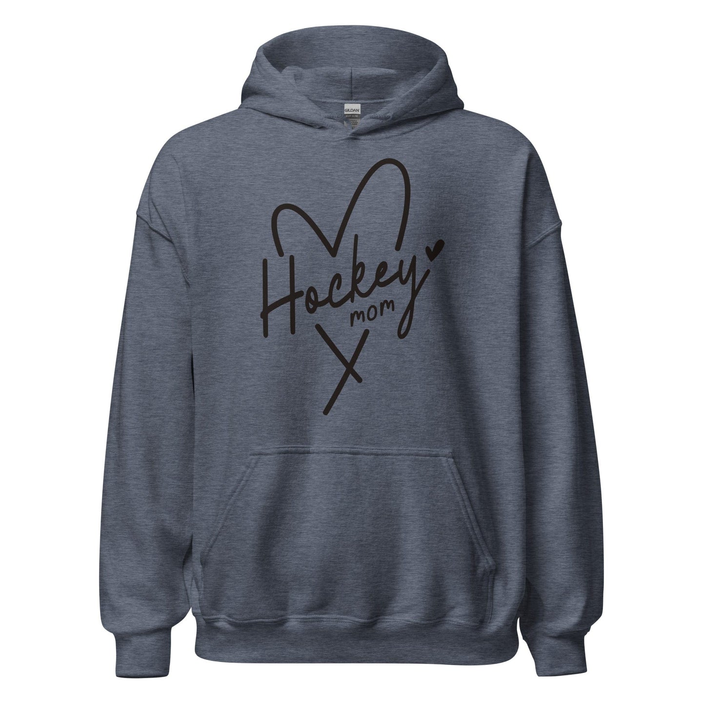 Hockey Mom Hoodie Heather Sport Dark Navy / S Spirit Gear Collective Hoodie