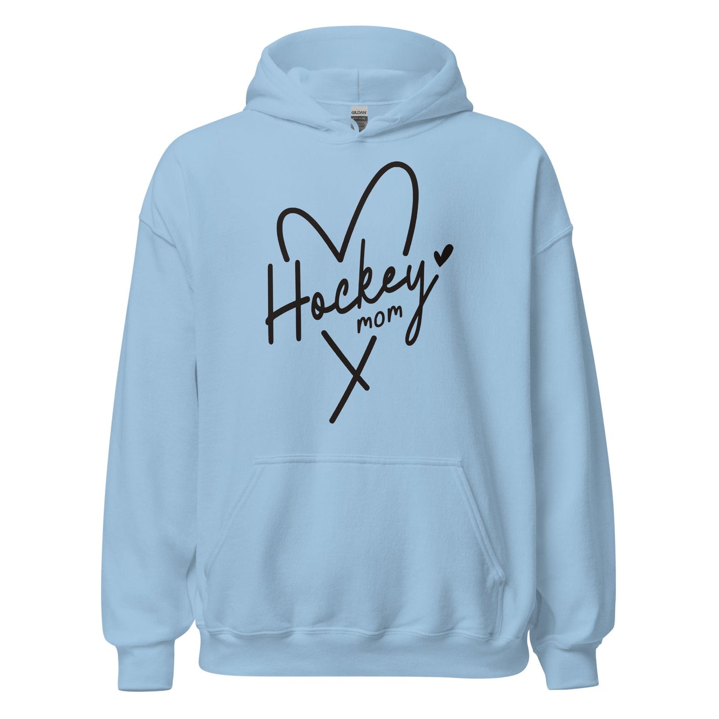 Hockey Mom Hoodie Light Blue / S Spirit Gear Collective Hoodie