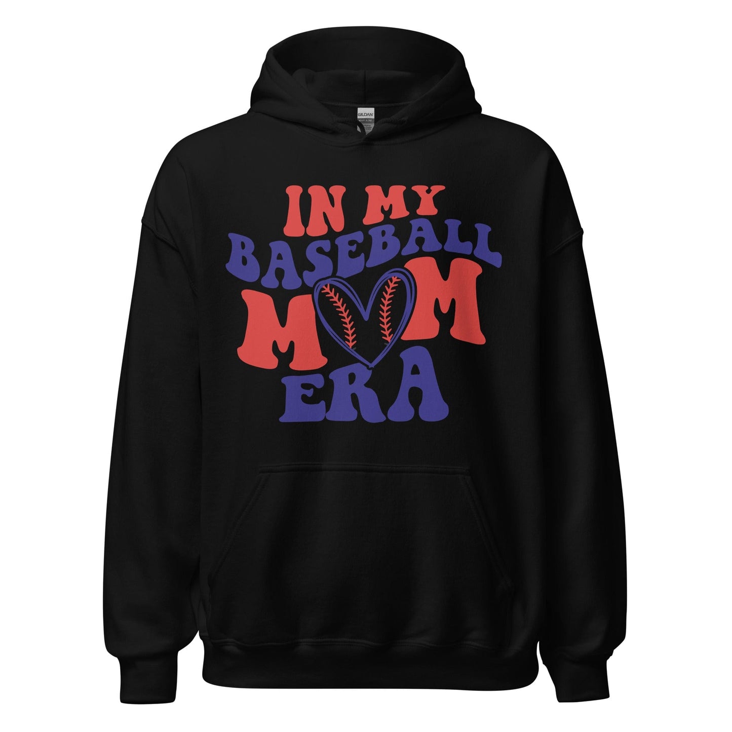 In My Baseball Mom Era Hoodie – Cozy Game Day Essential Black / S Spirit Gear Collective Hoodie