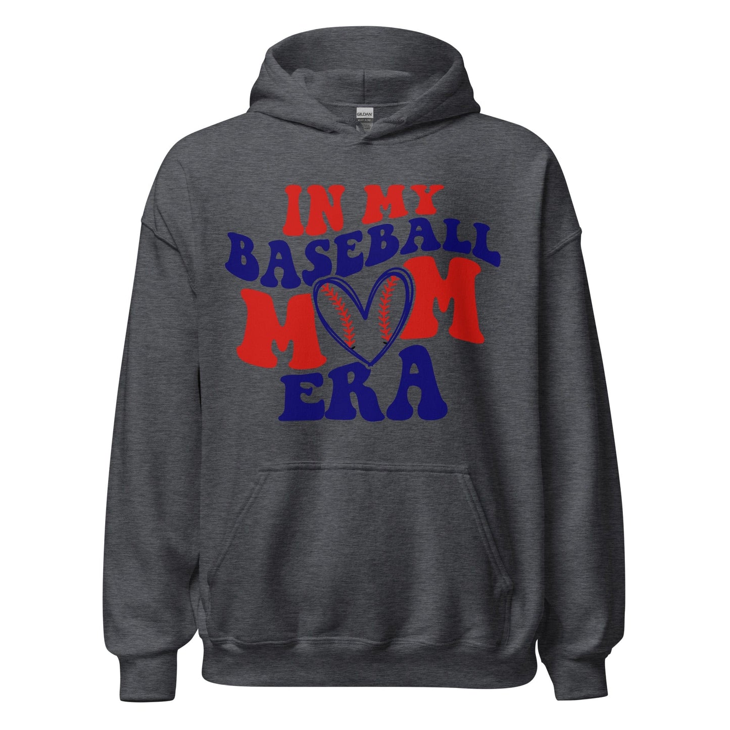 In My Baseball Mom Era Hoodie – Cozy Game Day Essential Dark Heather / S Spirit Gear Collective Hoodie