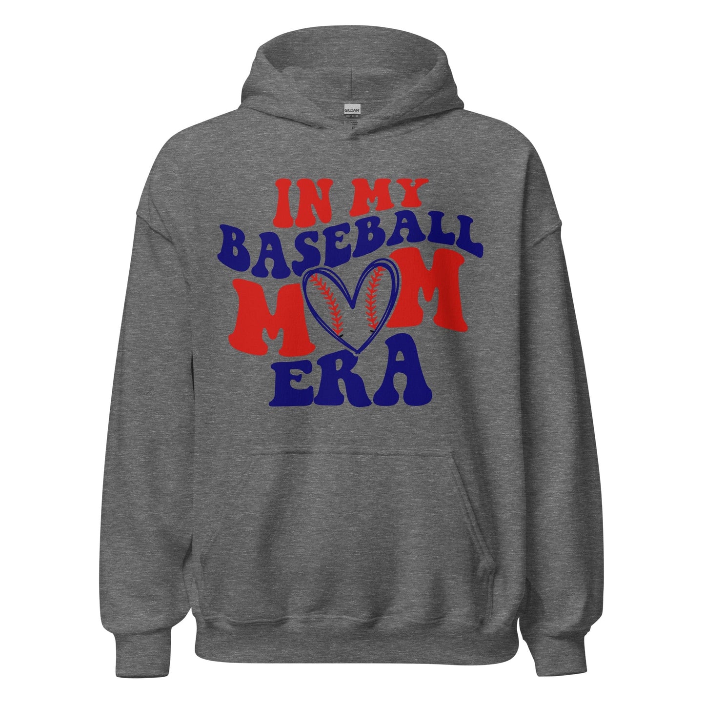 In My Baseball Mom Era Hoodie – Cozy Game Day Essential Graphite Heather / S Spirit Gear Collective Hoodie