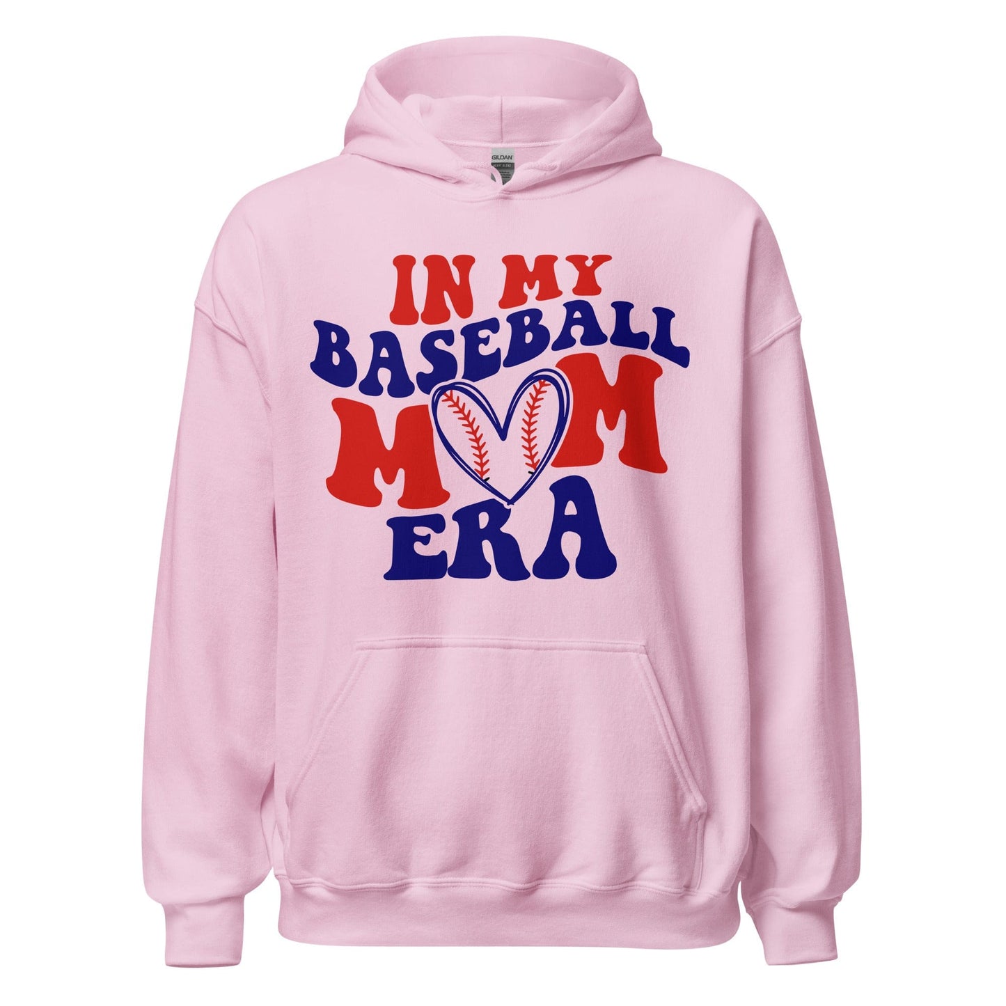 In My Baseball Mom Era Hoodie – Cozy Game Day Essential Light Pink / S Spirit Gear Collective Hoodie