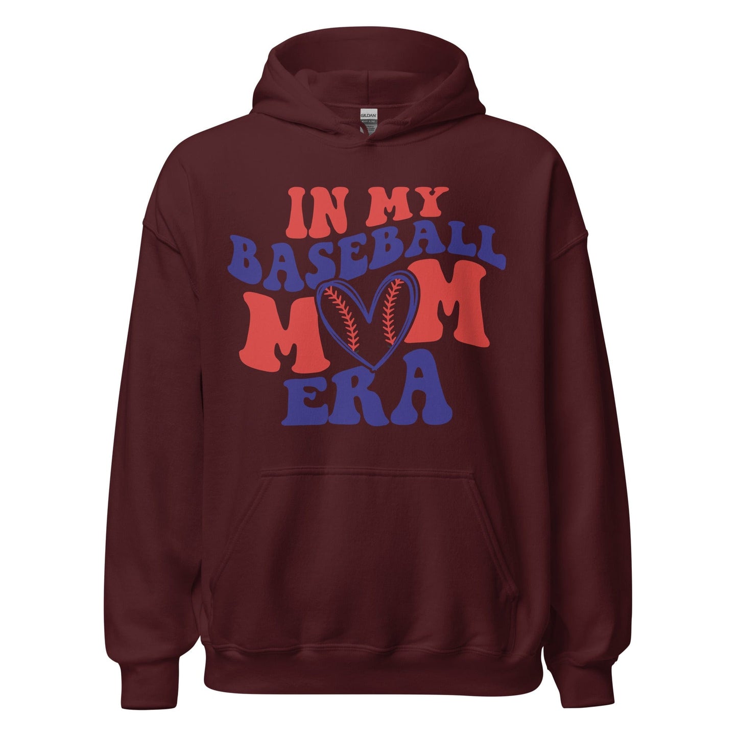 In My Baseball Mom Era Hoodie – Cozy Game Day Essential Maroon / S Spirit Gear Collective Hoodie