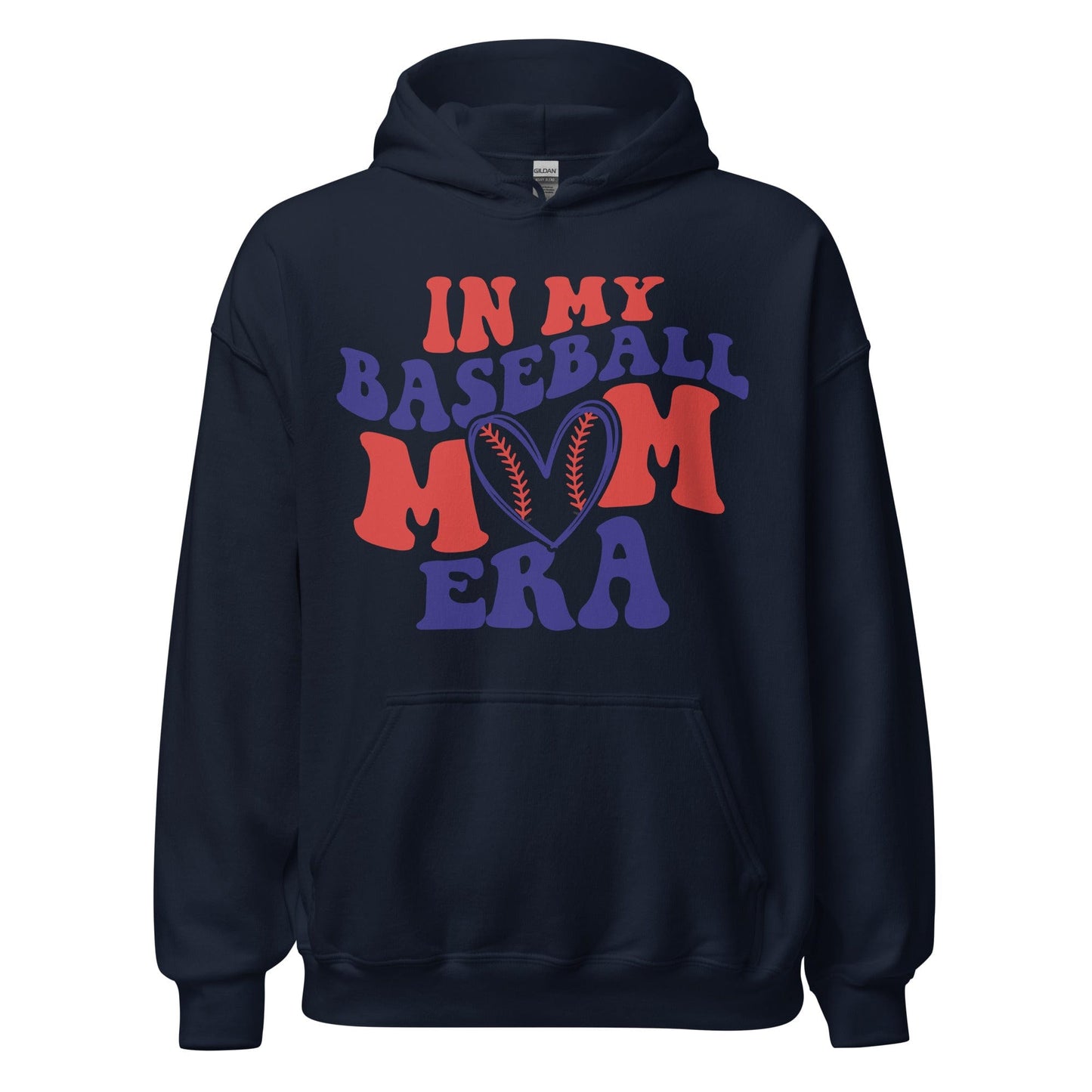 In My Baseball Mom Era Hoodie – Cozy Game Day Essential Navy / S Spirit Gear Collective Hoodie
