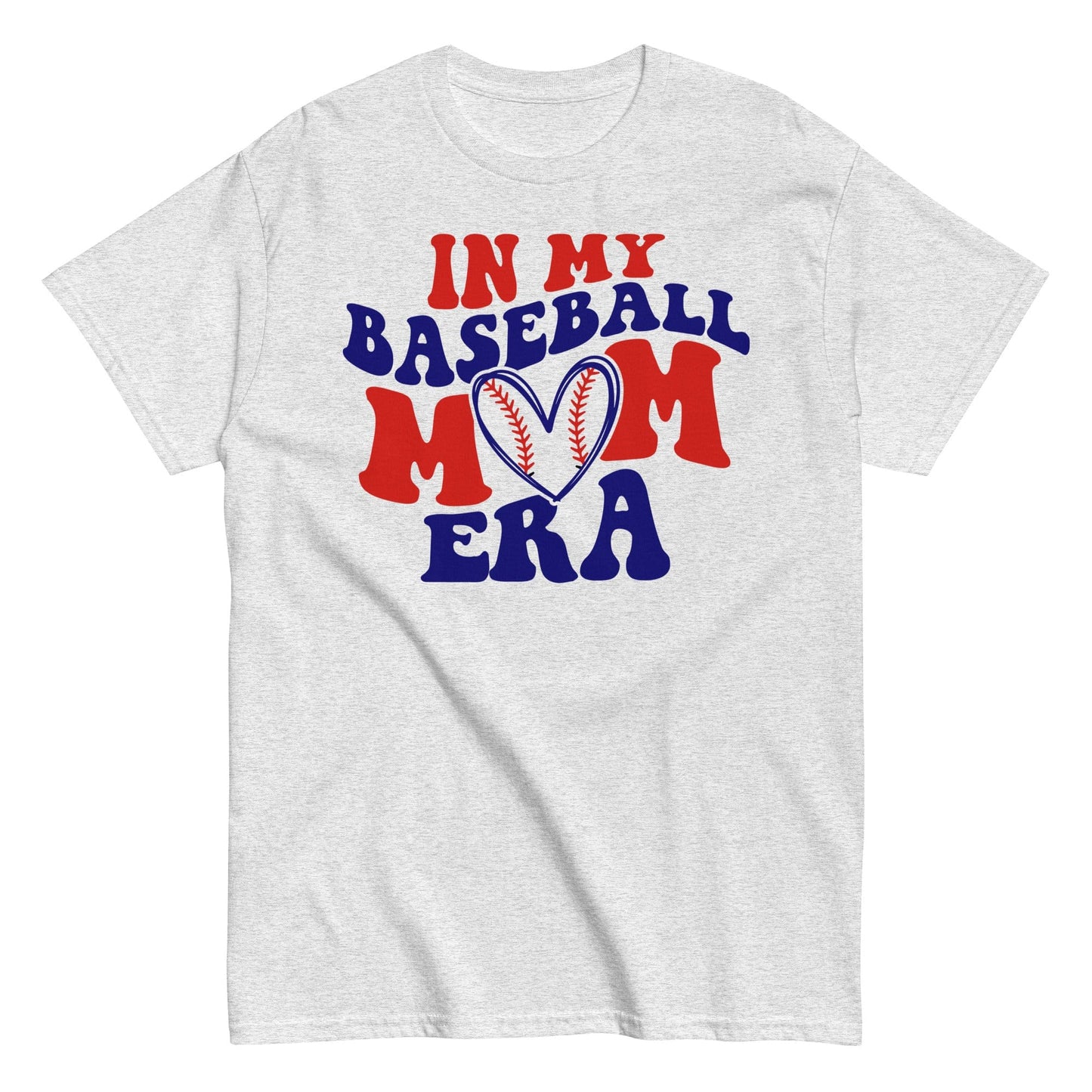 In My Baseball Mom Era T-Shirt – Soft, Stylish, and Game Day Ready Ash / S Spirit Gear Collective T-Shirt