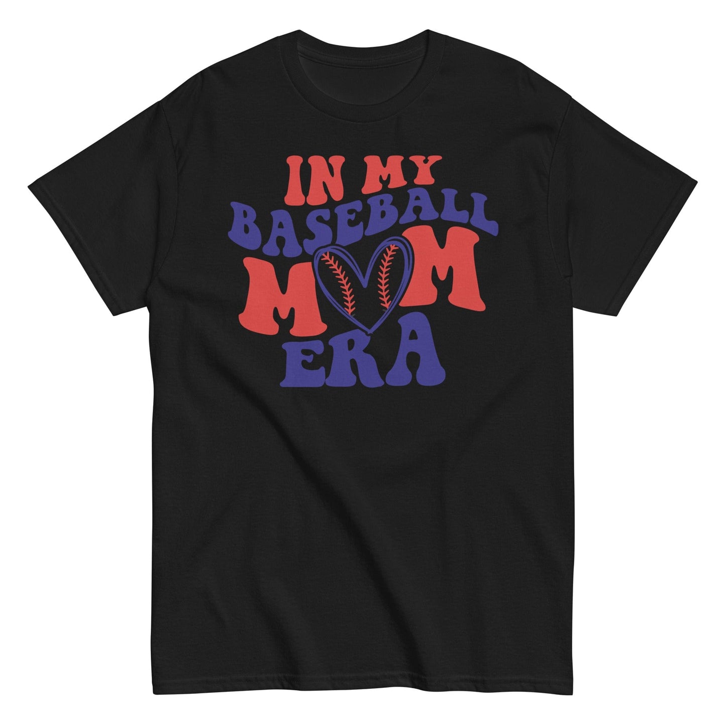 In My Baseball Mom Era T-Shirt – Soft, Stylish, and Game Day Ready Black / S Spirit Gear Collective T-Shirt