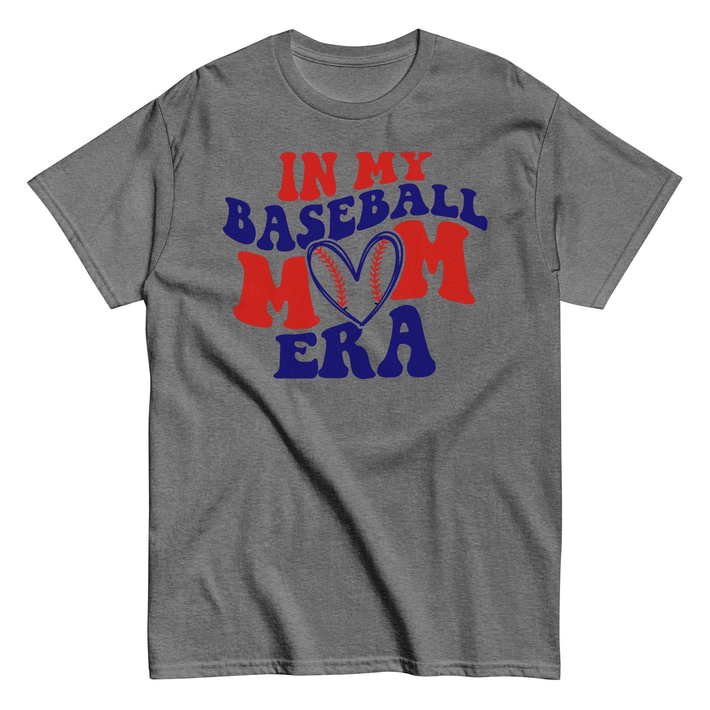 In My Baseball Mom Era T-Shirt – Soft, Stylish, and Game Day Ready Graphite Heather / S Spirit Gear Collective T-Shirt