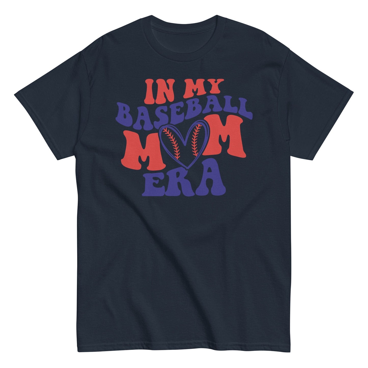 In My Baseball Mom Era T-Shirt – Soft, Stylish, and Game Day Ready Navy / S Spirit Gear Collective T-Shirt