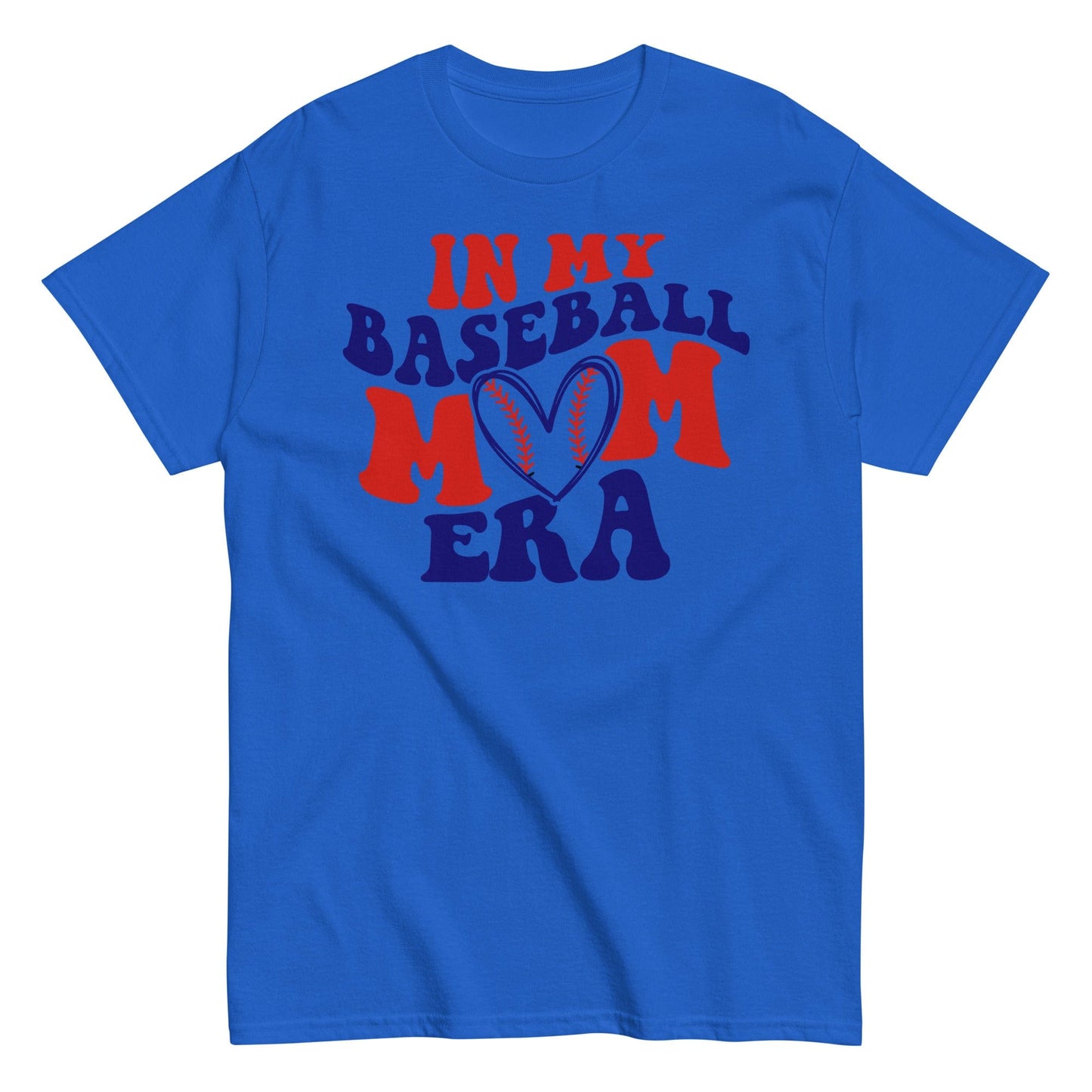 In My Baseball Mom Era T-Shirt – Soft, Stylish, and Game Day Ready Royal / S Spirit Gear Collective T-Shirt