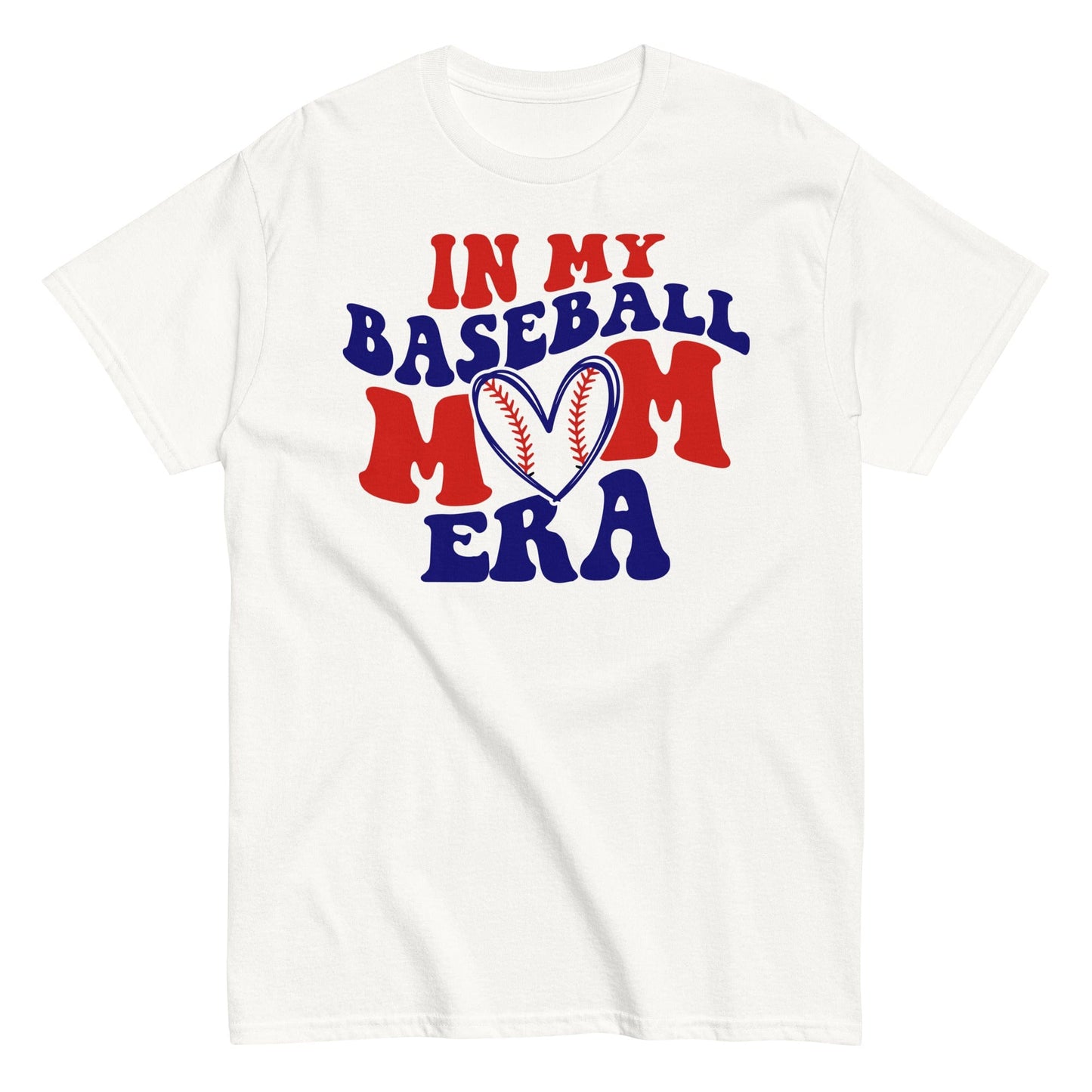 In My Baseball Mom Era T-Shirt – Soft, Stylish, and Game Day Ready White / S Spirit Gear Collective T-Shirt