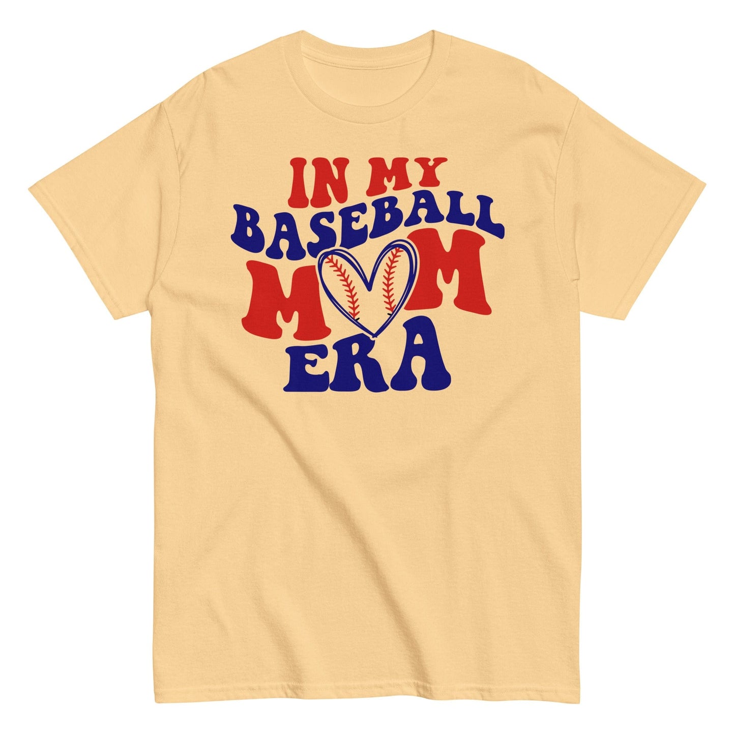 In My Baseball Mom Era T-Shirt – Soft, Stylish, and Game Day Ready Yellow Haze / S Spirit Gear Collective T-Shirt