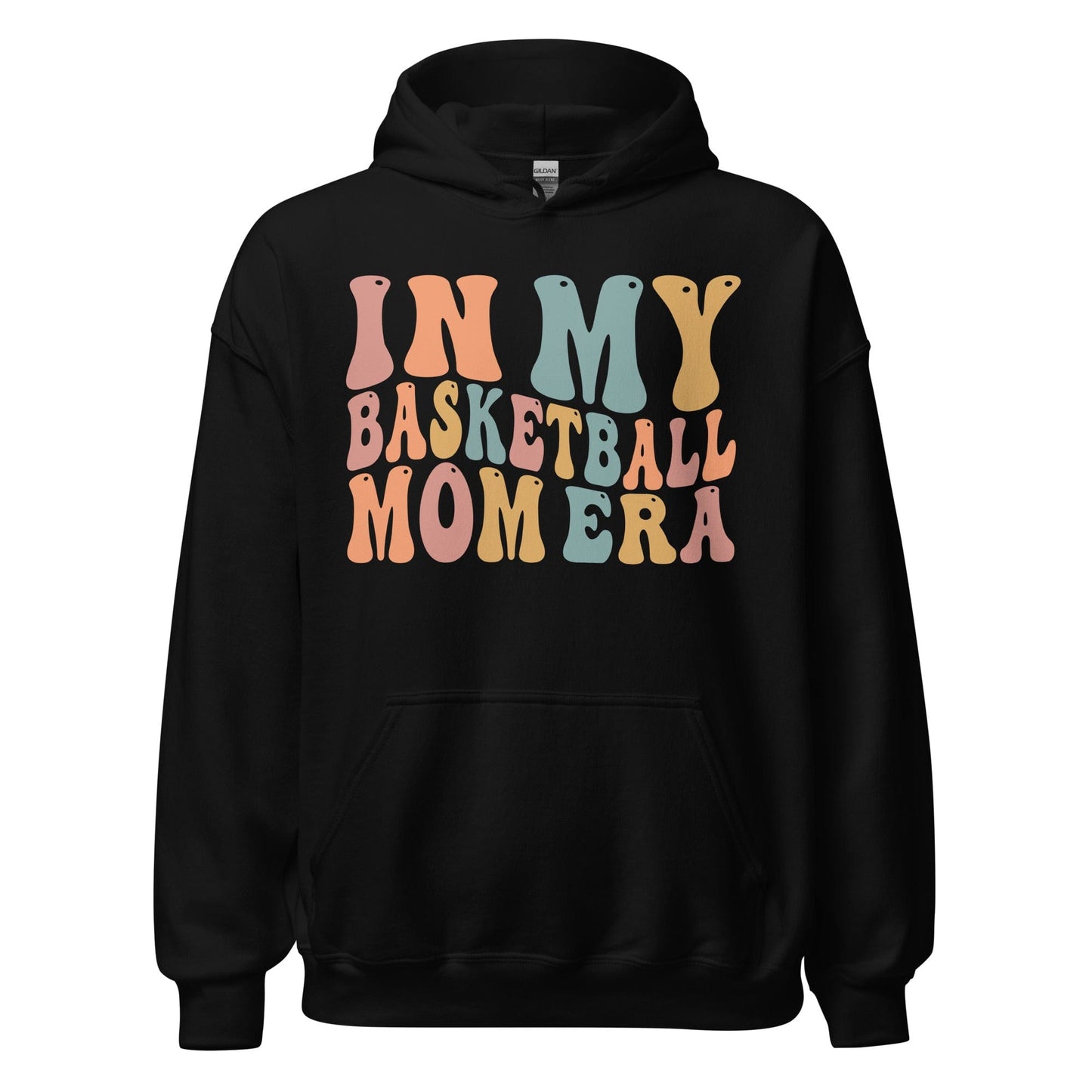 In My Basketball Mom Era Hoodie (Colorful) Black / S Spirit Gear Collective