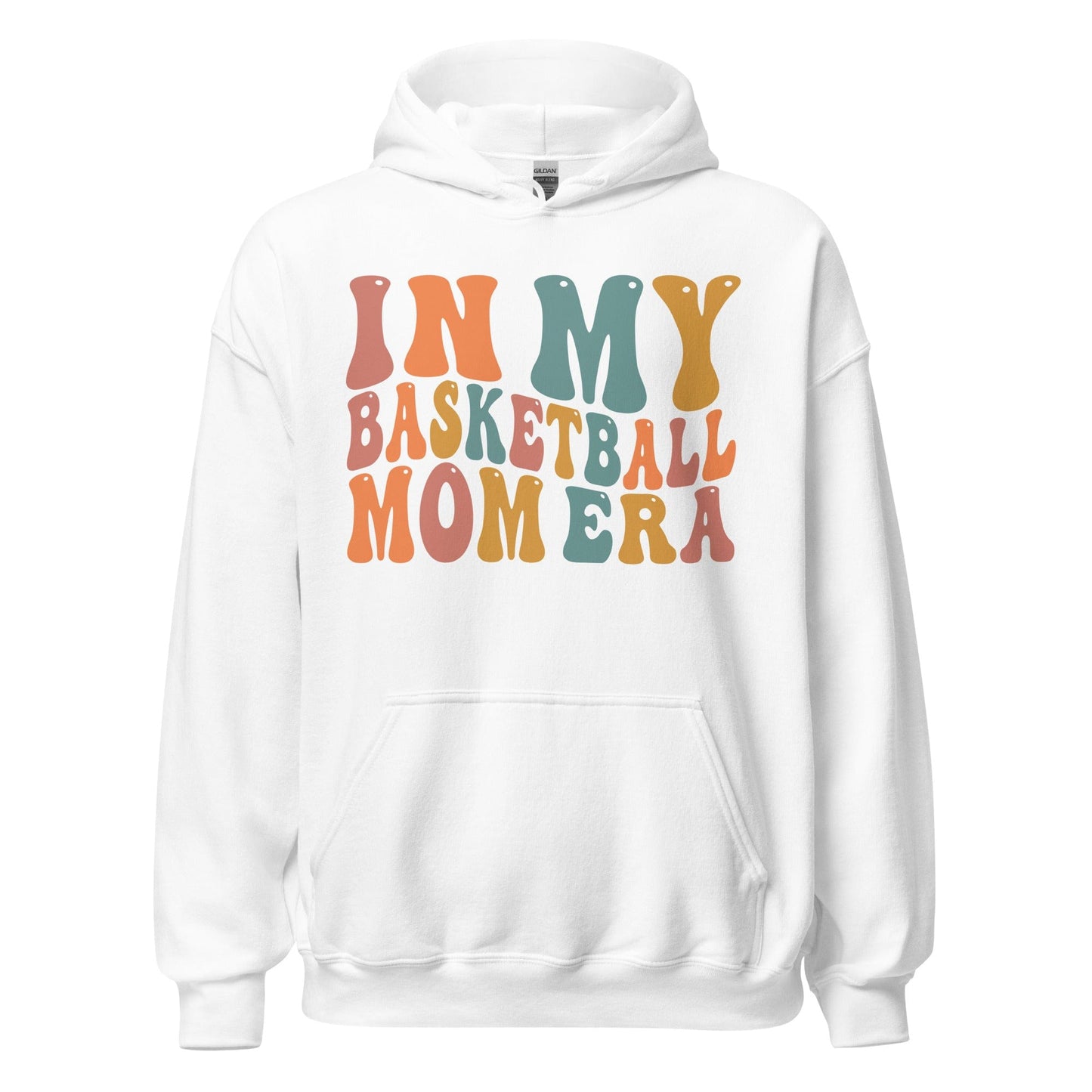 In My Basketball Mom Era Hoodie (Colorful) White / S Spirit Gear Collective
